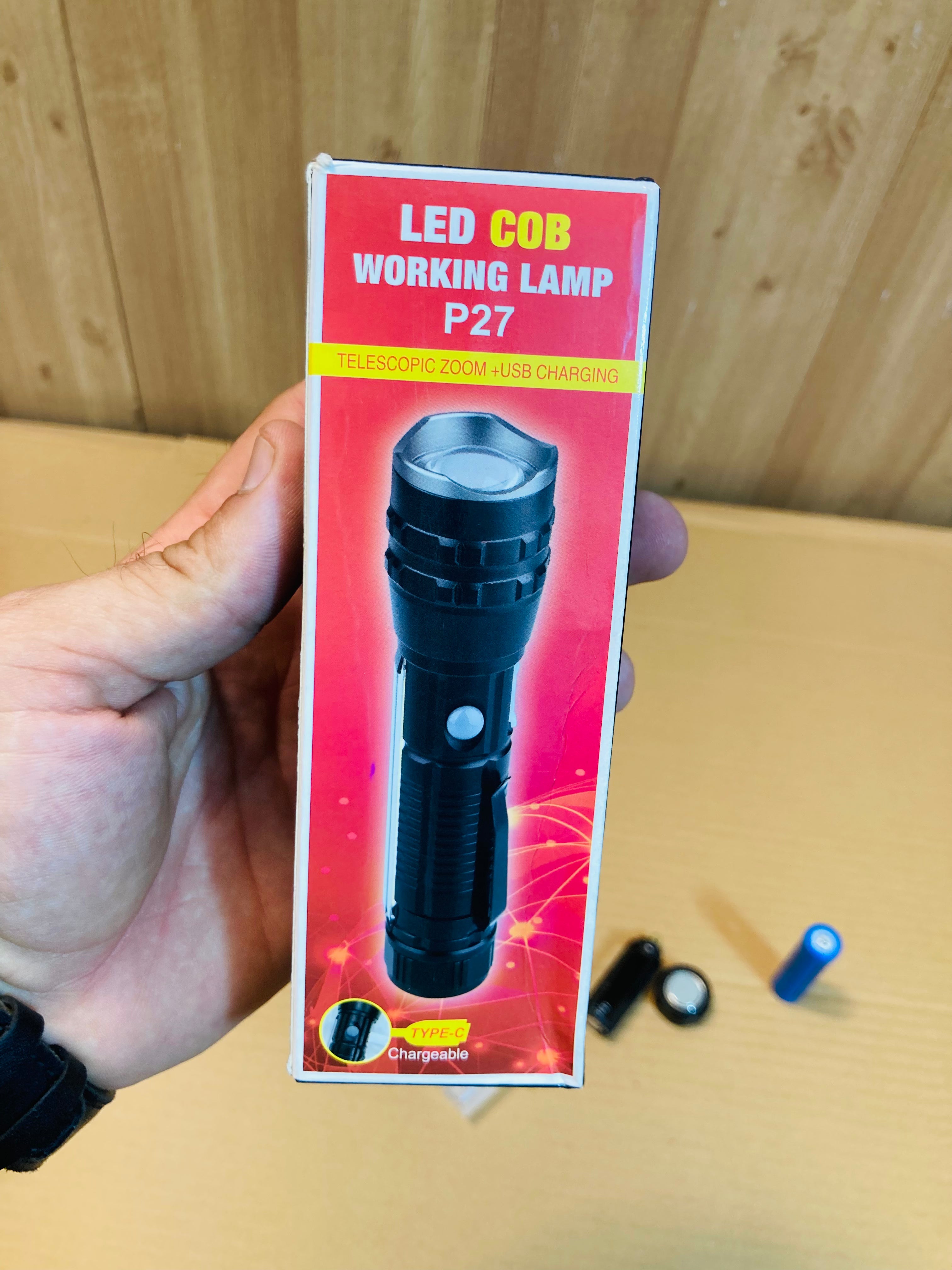 Handheld Compact Aluminium Led Flashlight Torch - Lamp P27