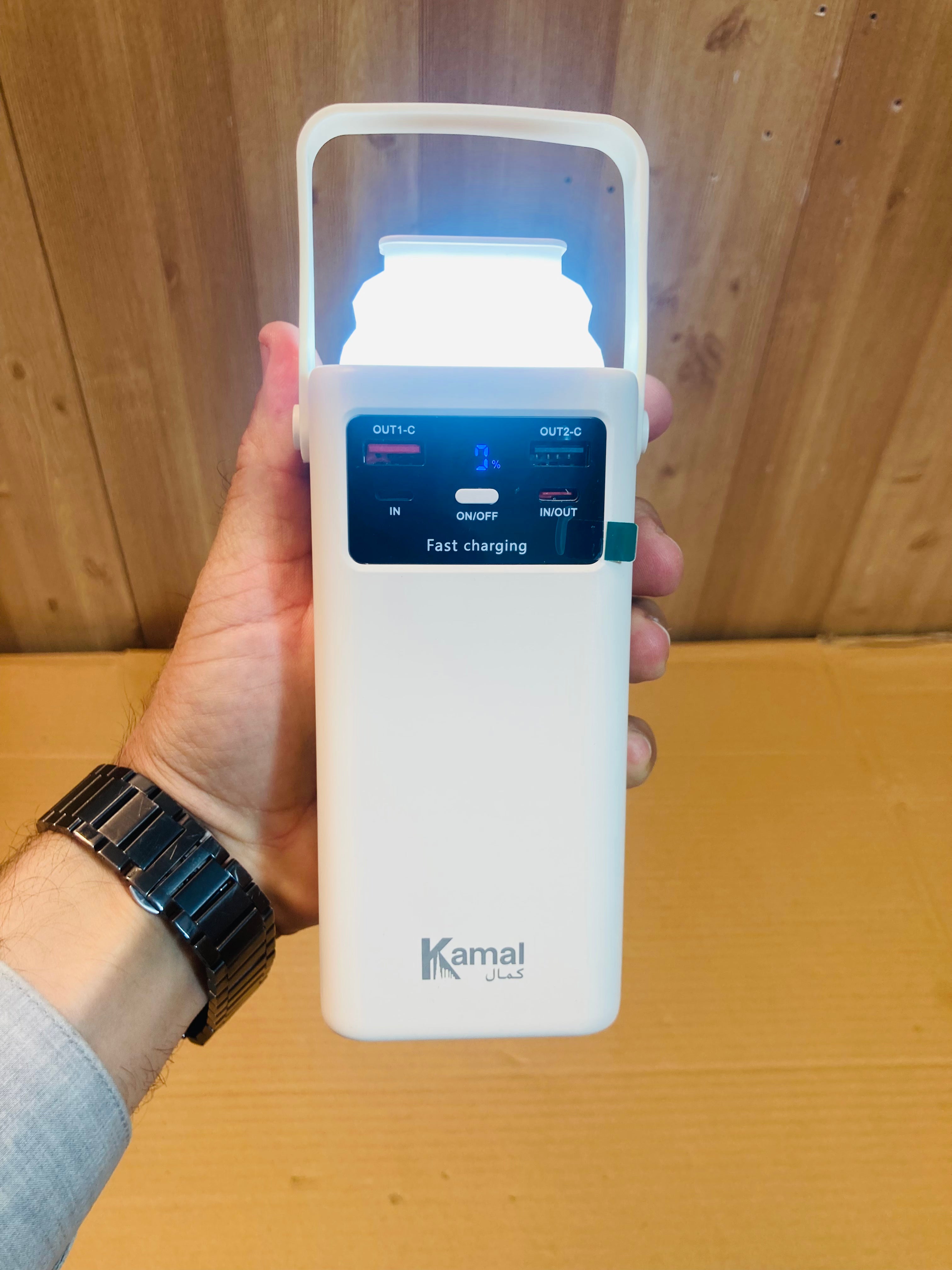 Kamal 22.5W Fast Charging 30000mAh Lamp Power Bank KPB30