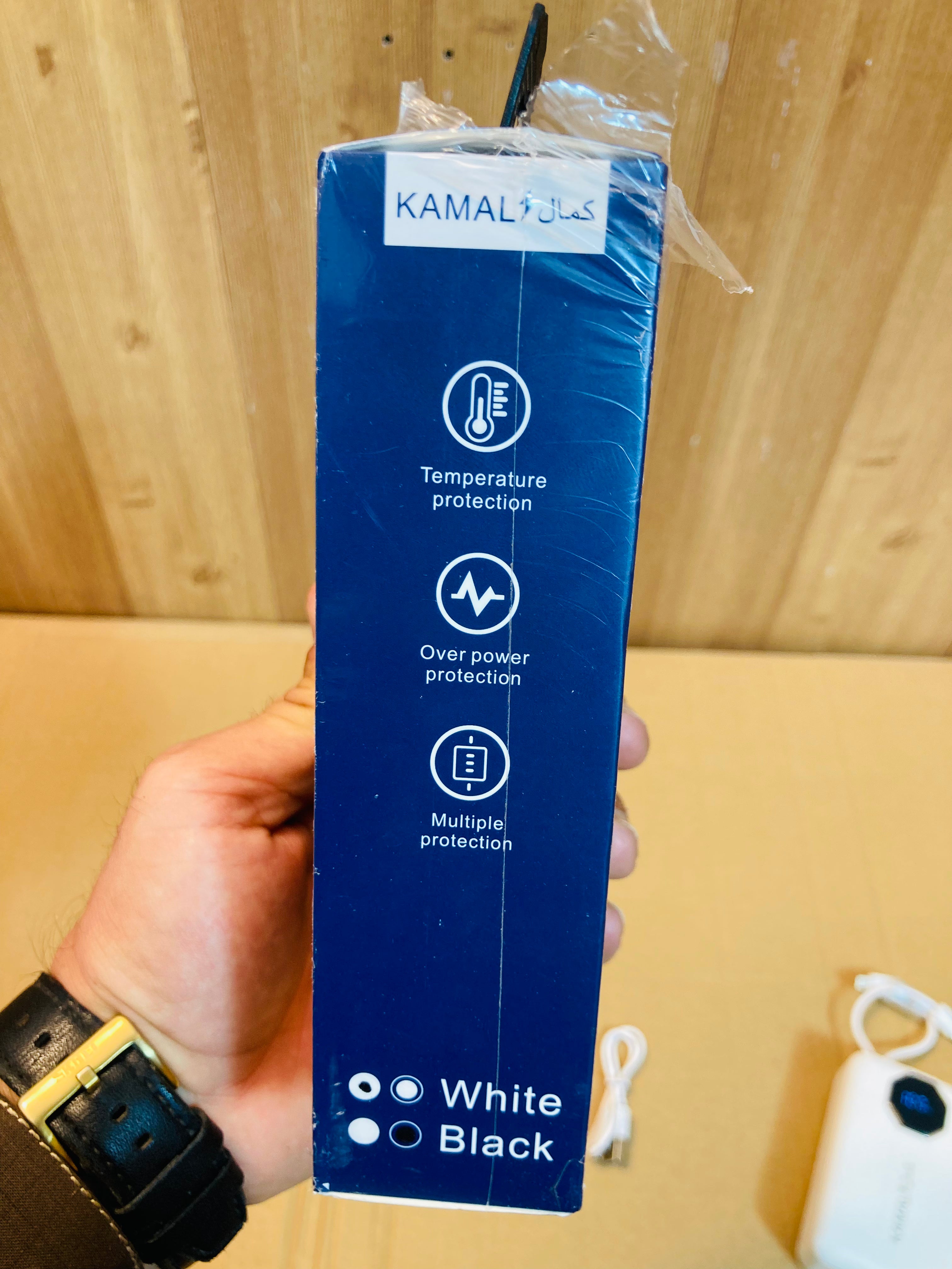 Kamal Compact Portable 30000mAh Built in Cables Fast Charging 68W Power Bank KPB038