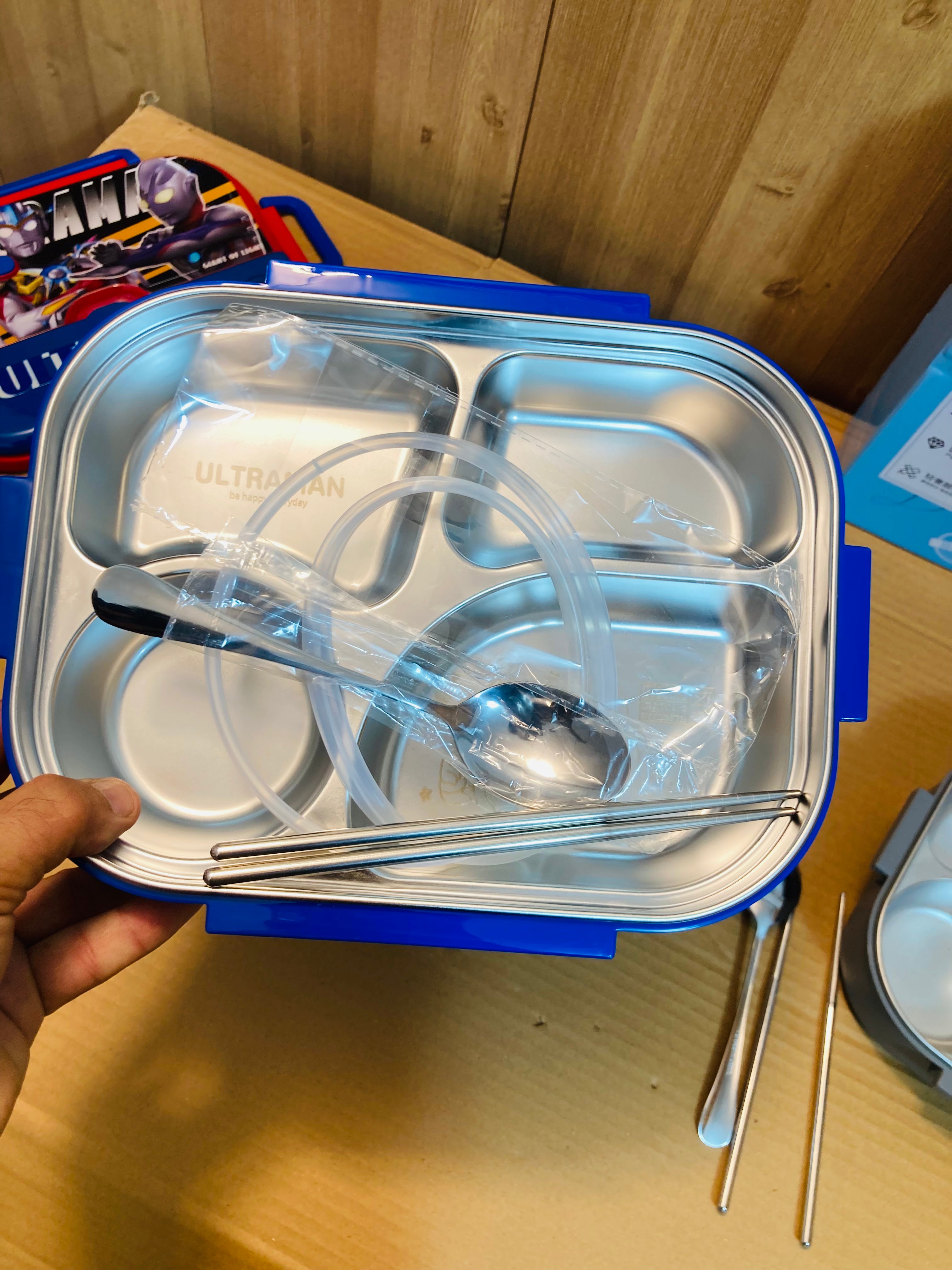 Stainless Steel Insulated Kids Lunch Box with Spoon