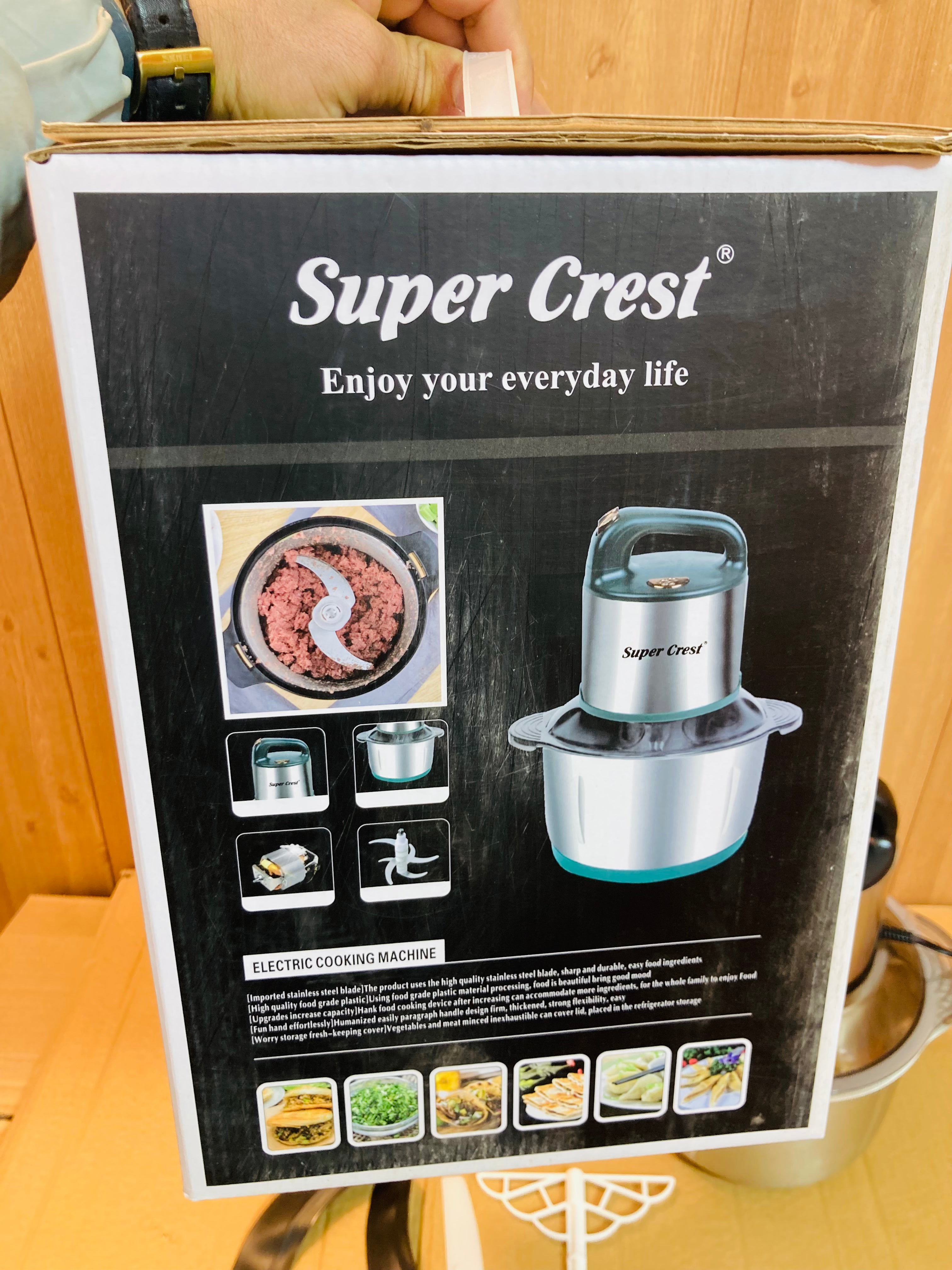 Super Crest Germany 5L 1500W Meat/Food Chopper SCT-2014