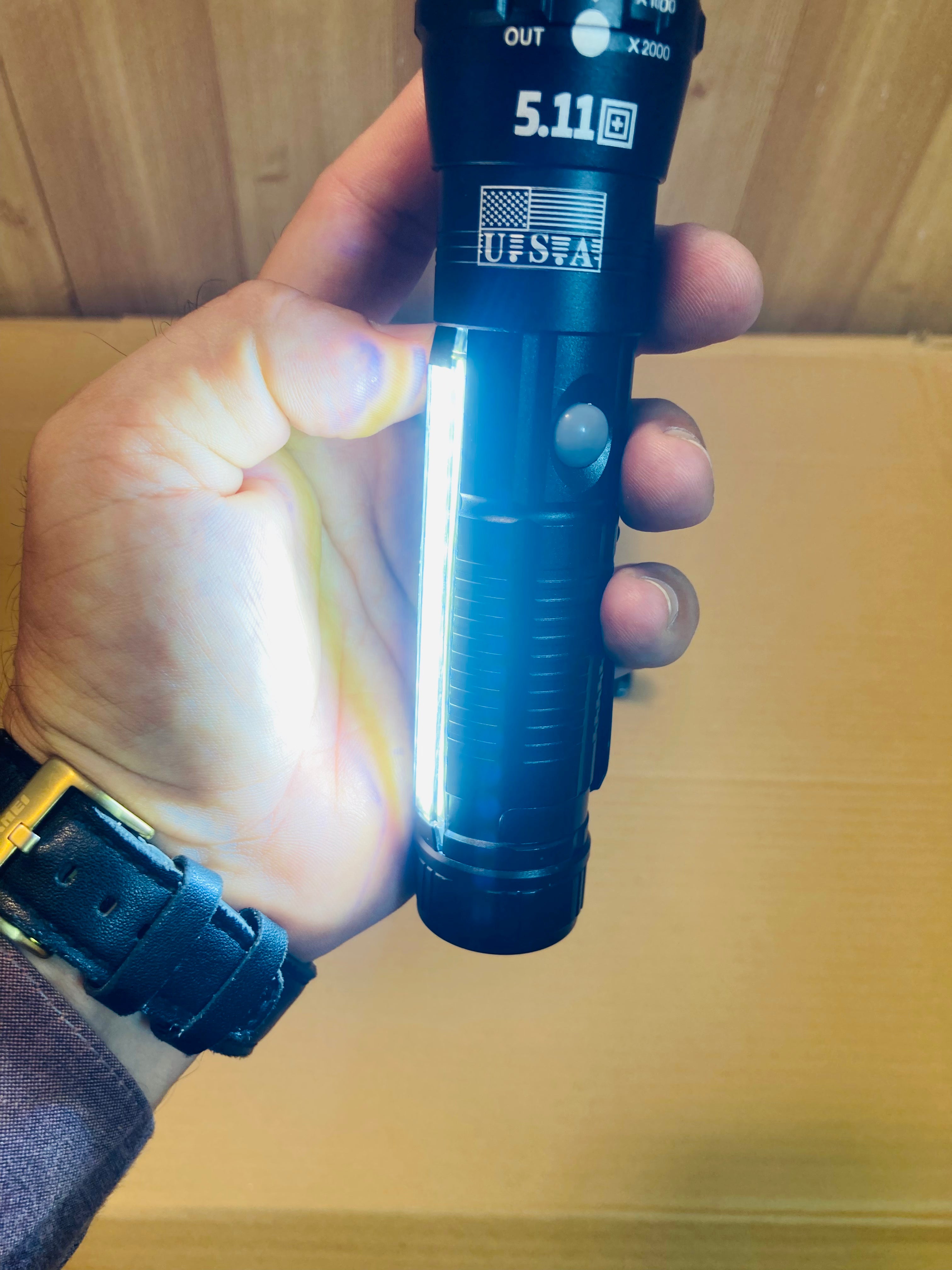 Handheld Compact Aluminium Led Flashlight Torch - Lamp P27