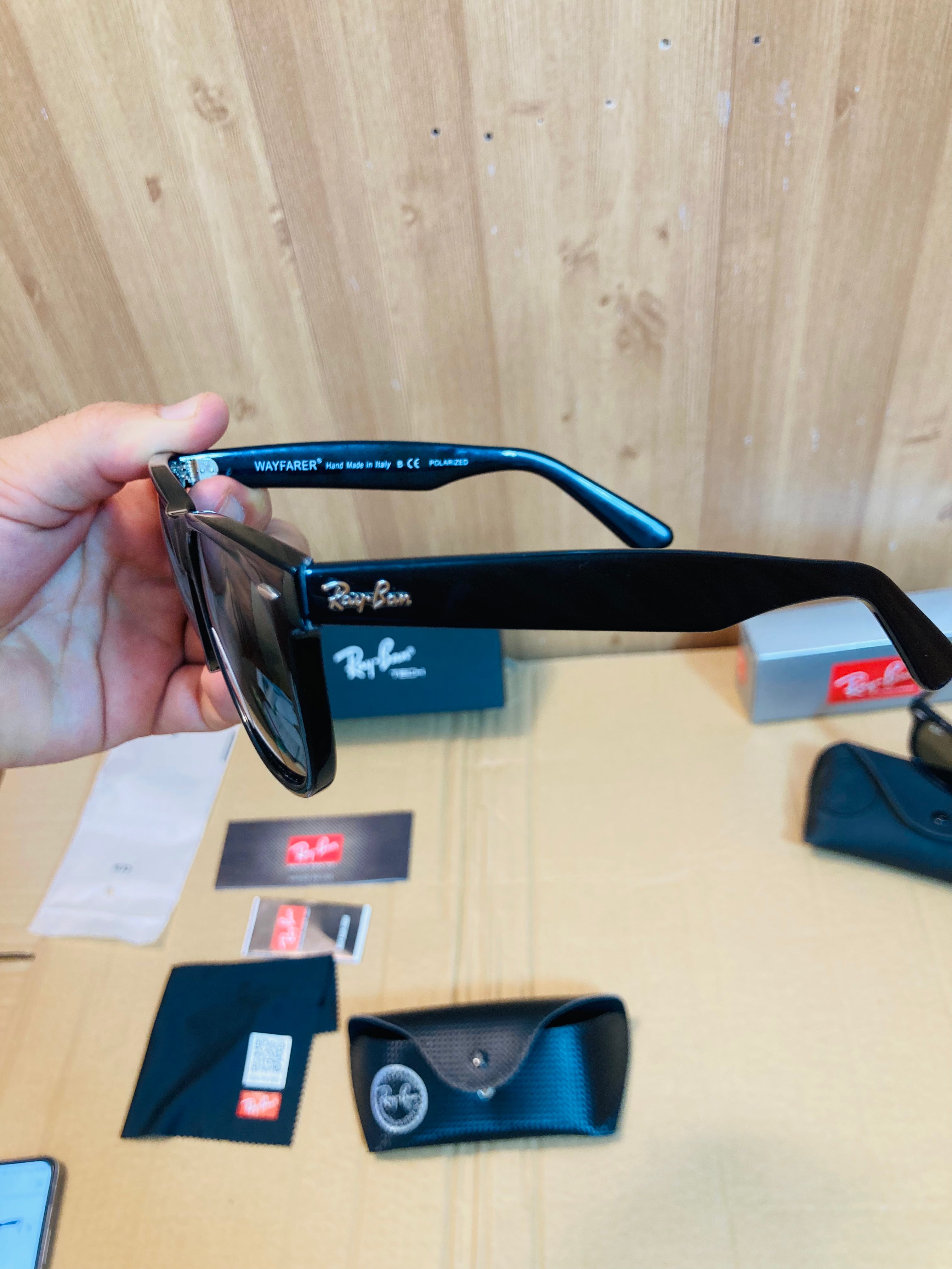 Ray-Ban RB2140 Original Wayfarer Classic Polarized Sunglasses