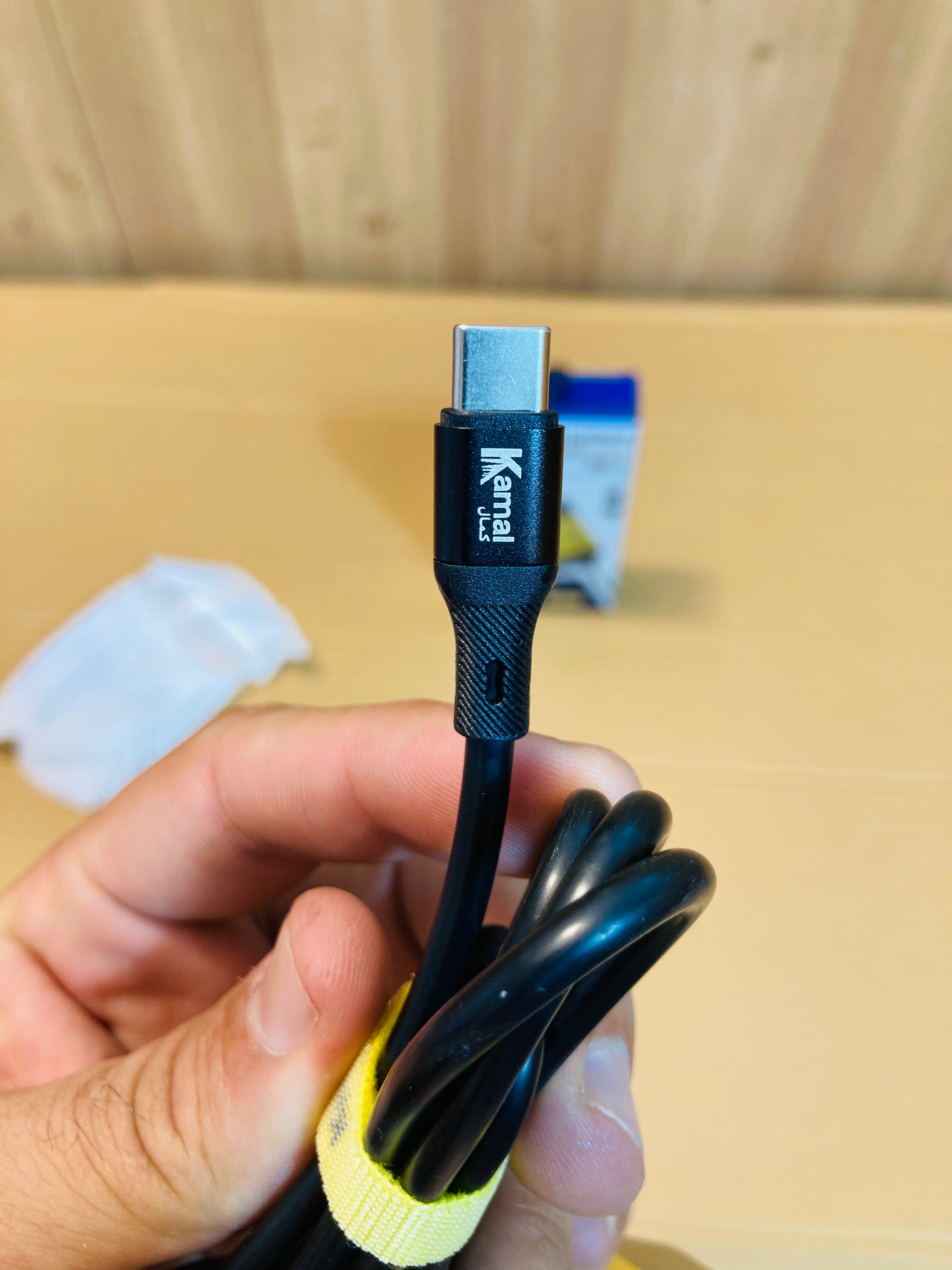 Kamal 88W Fast Charger with built-in cable KC804