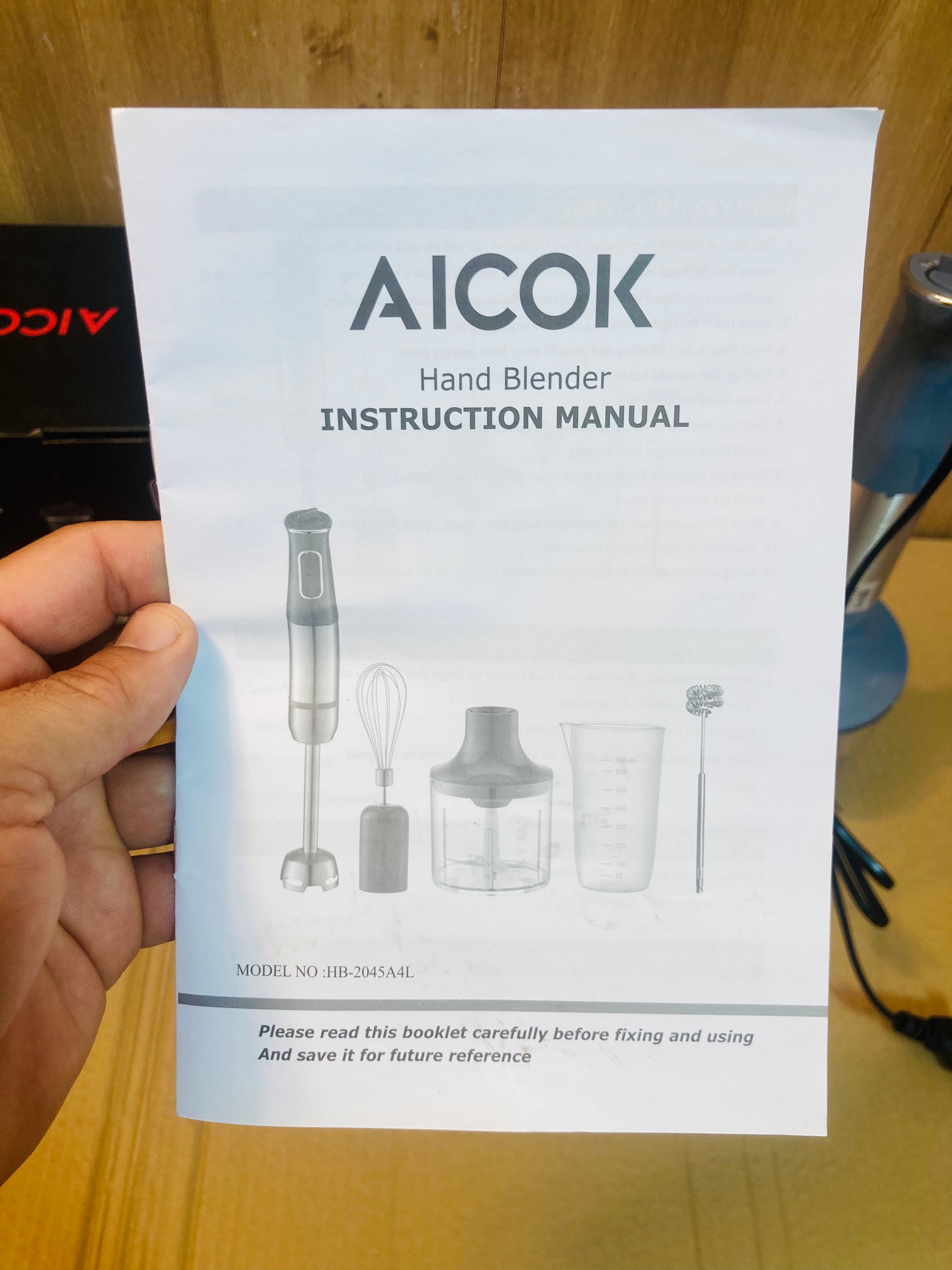 AICOK 5in1 Hand Blender Set 1000W HB-2045A4L