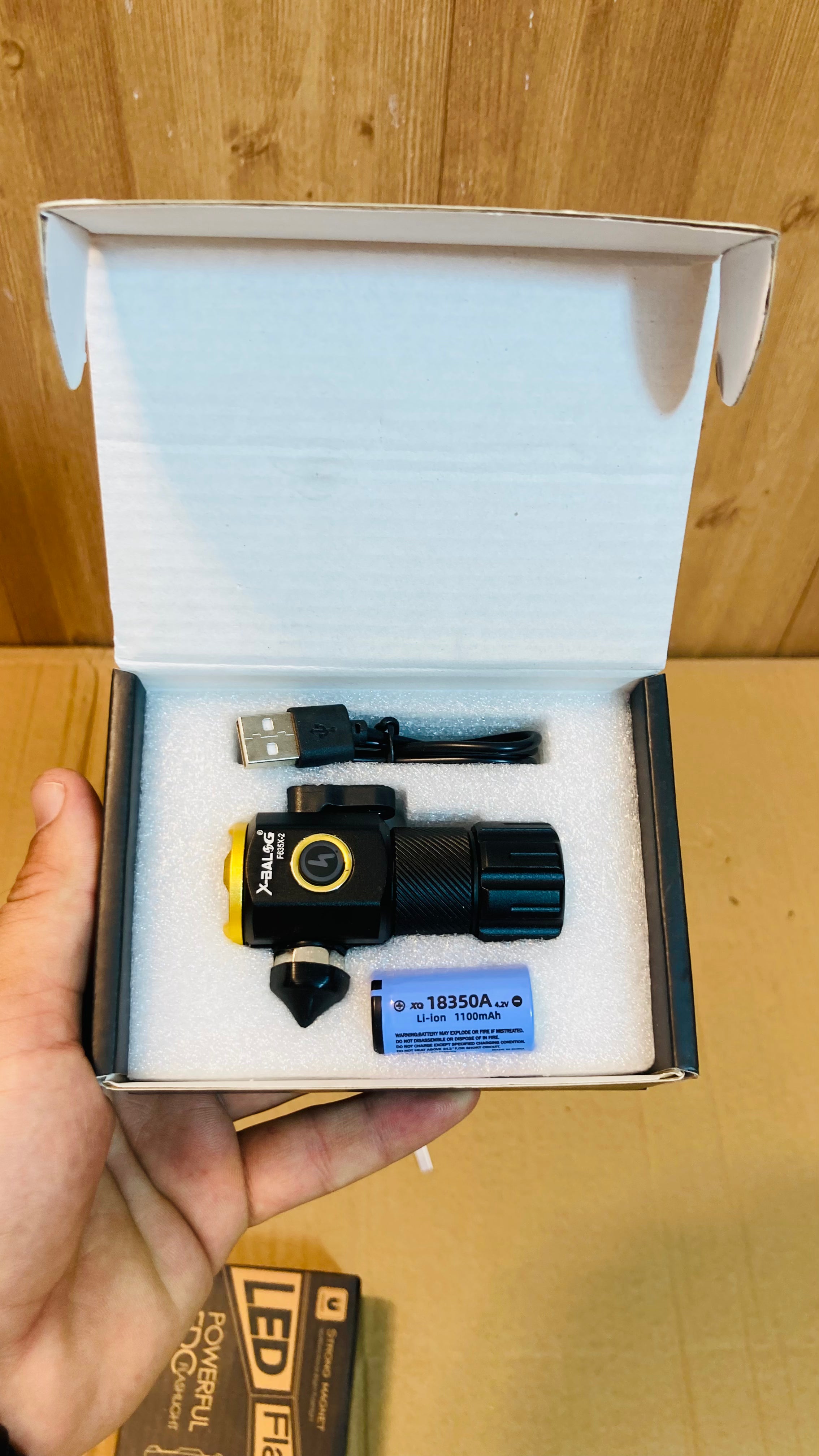 X-BALOG Tactical Rechargeable Compact LED Flashlight