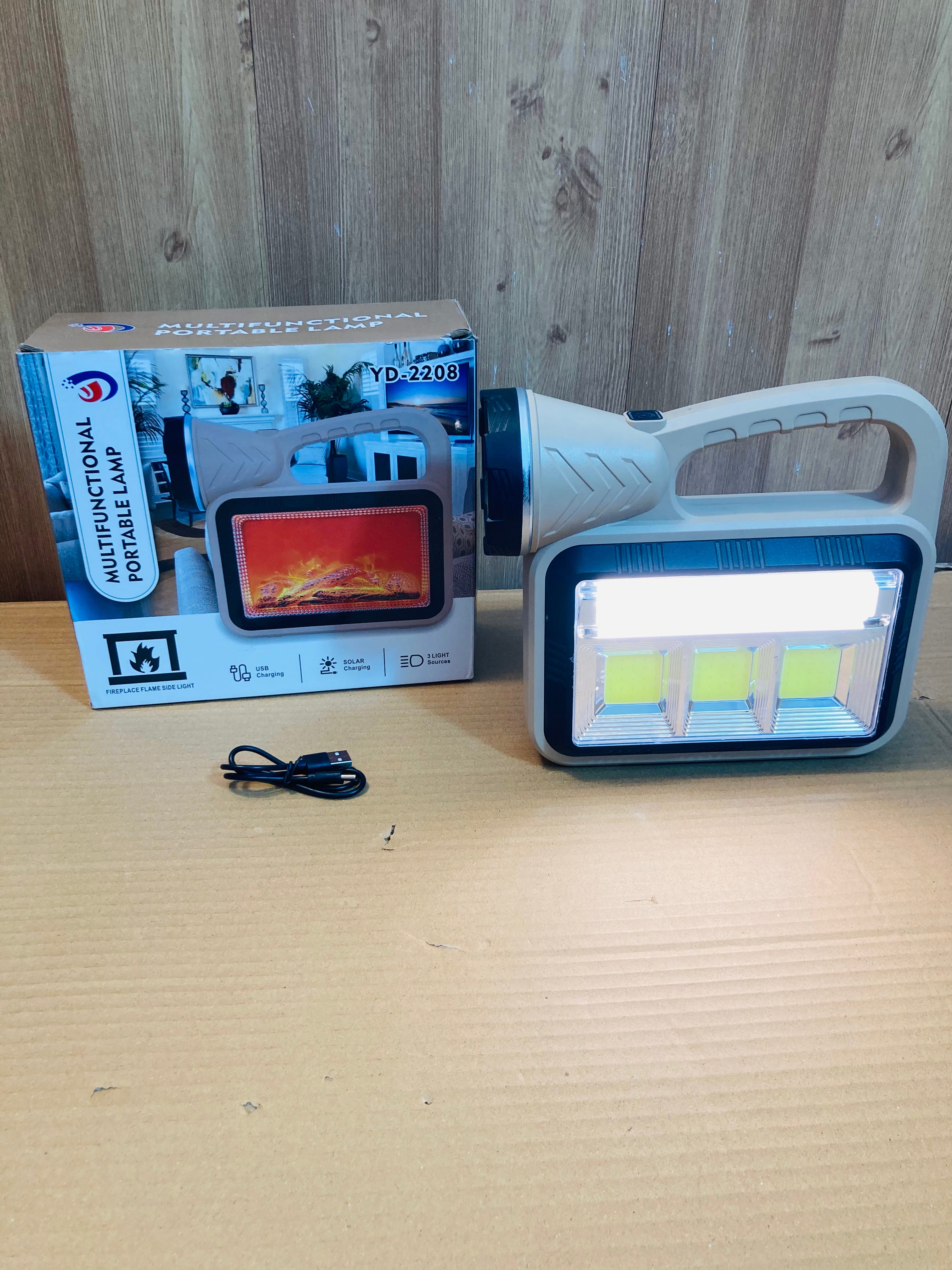 Multifunctional Portable Rechargeable Camping Lamp - Flashlight Torch YD-2208