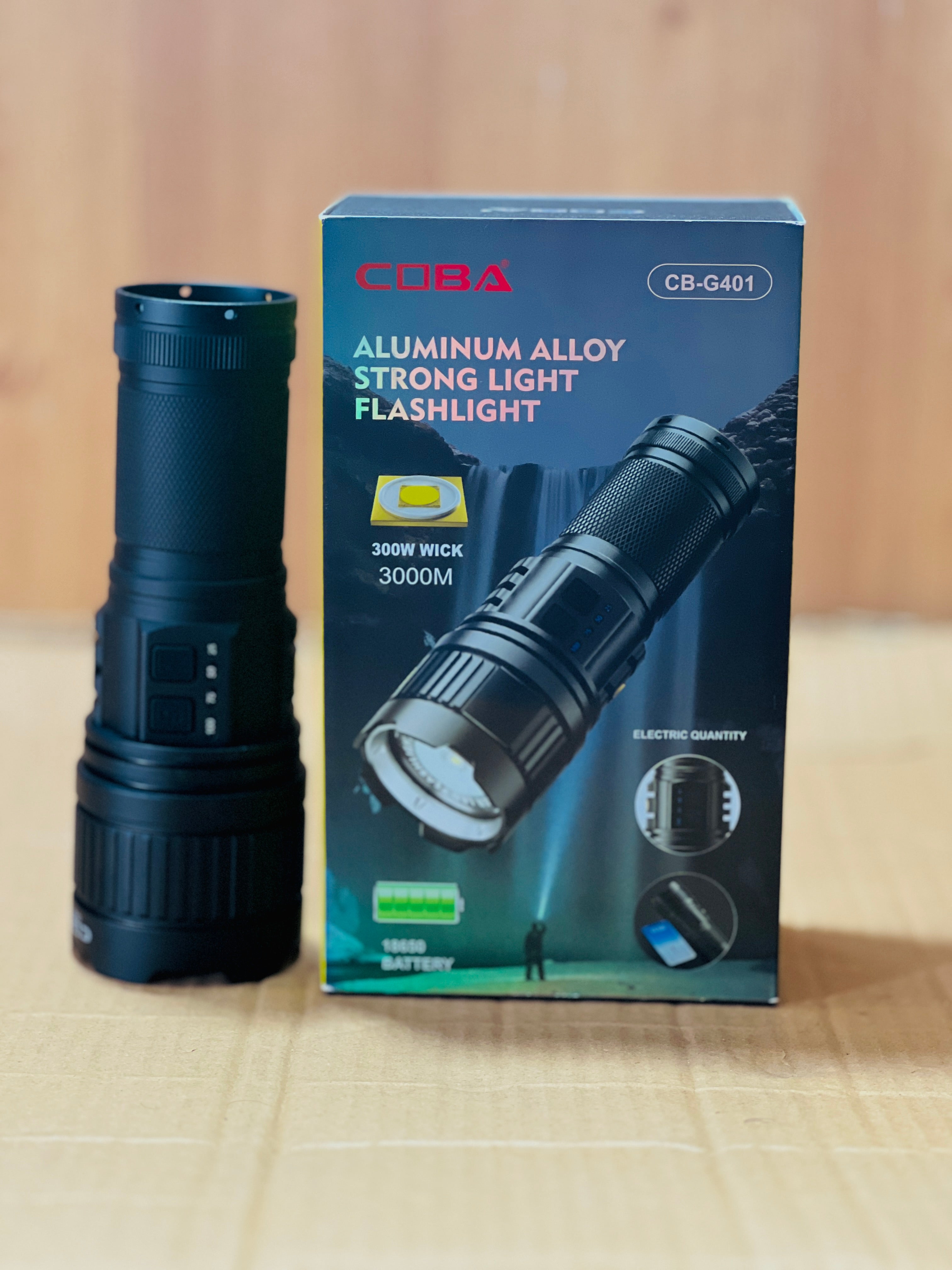 Lot Imported COBA High Beam Flashlight 3km Estimated