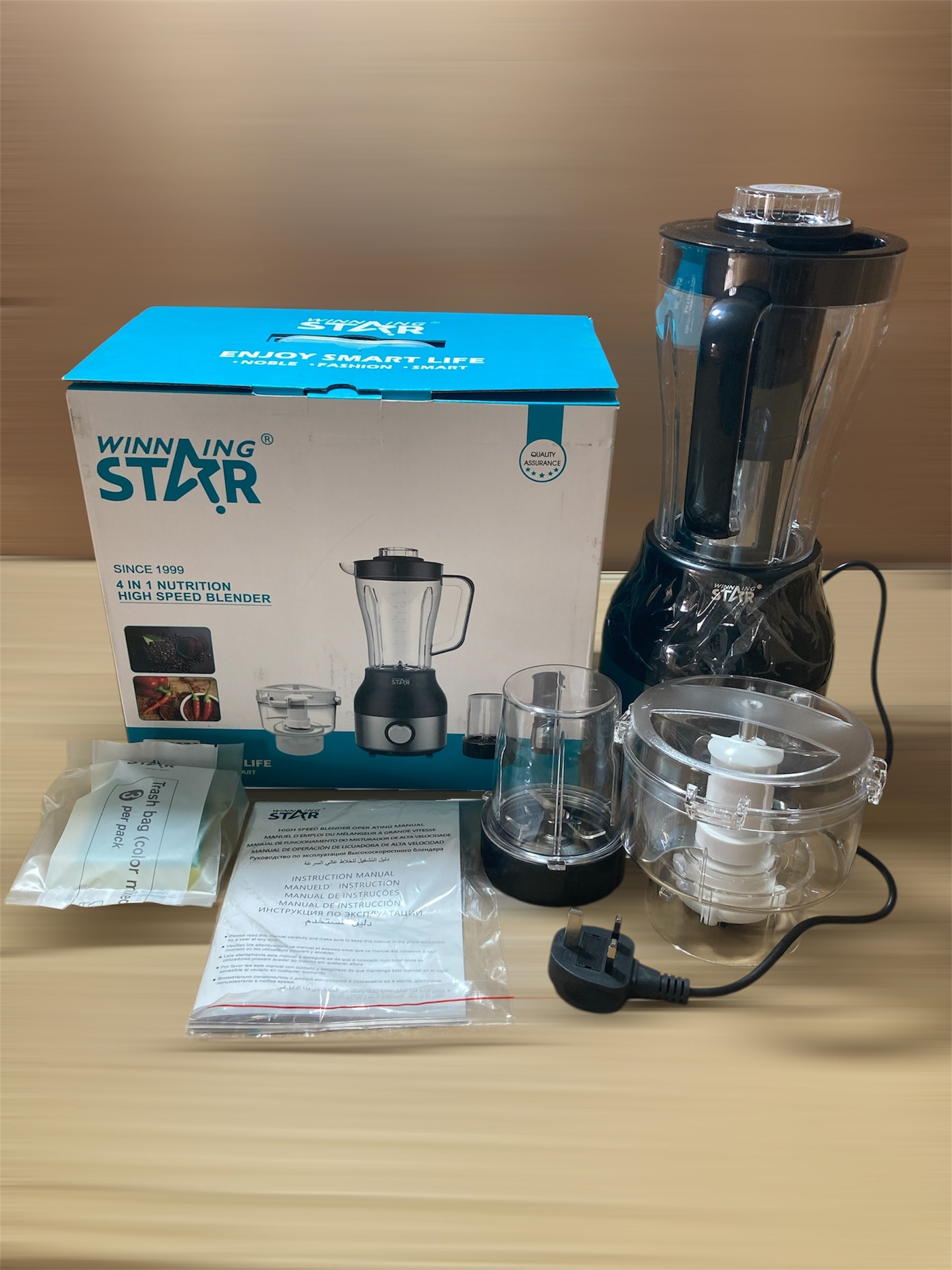 WINNING STAR 4-In-1 Blender ST-5376 – AL-Hadi Imports