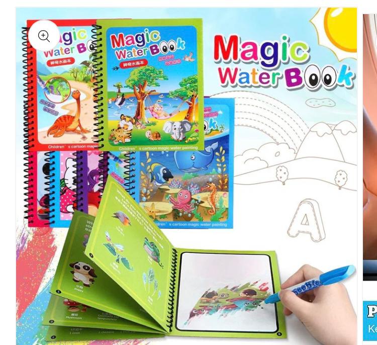 Aquatic Adventures: Water Magic Book for Kids.