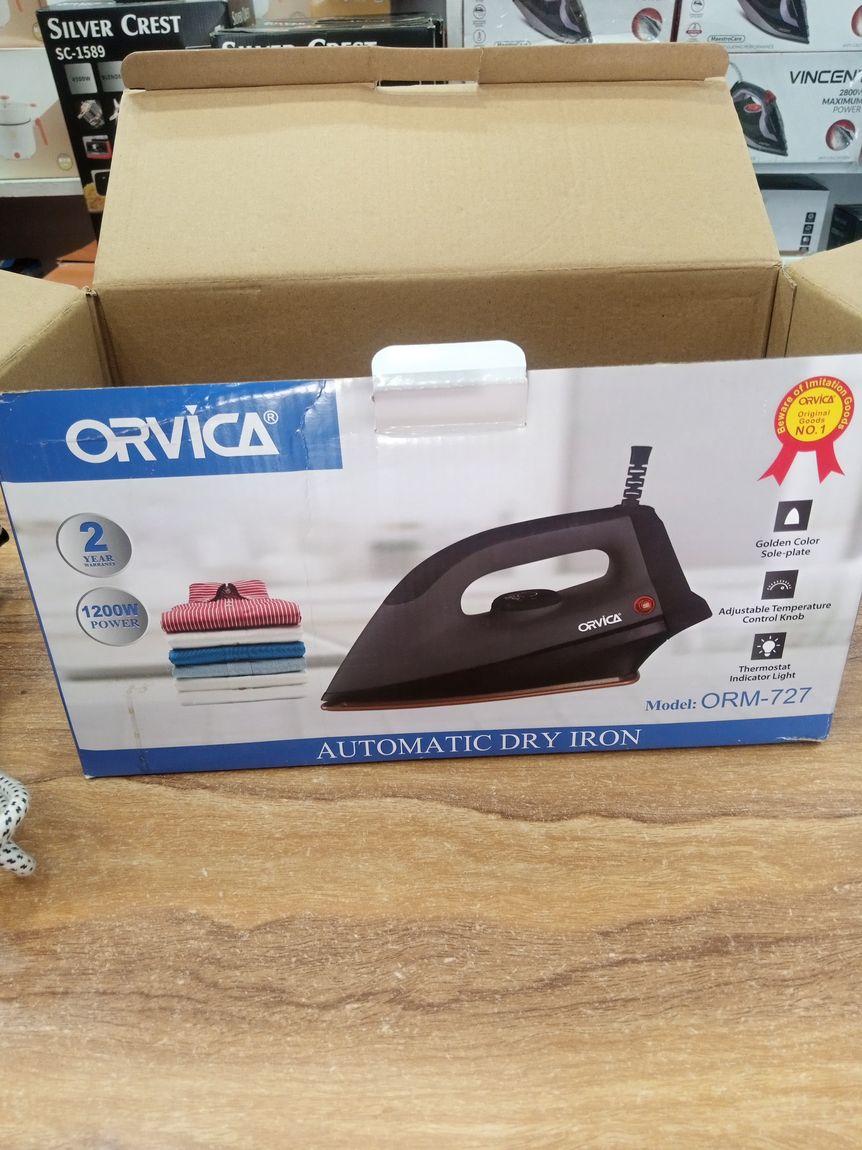 ORVICA dry iron