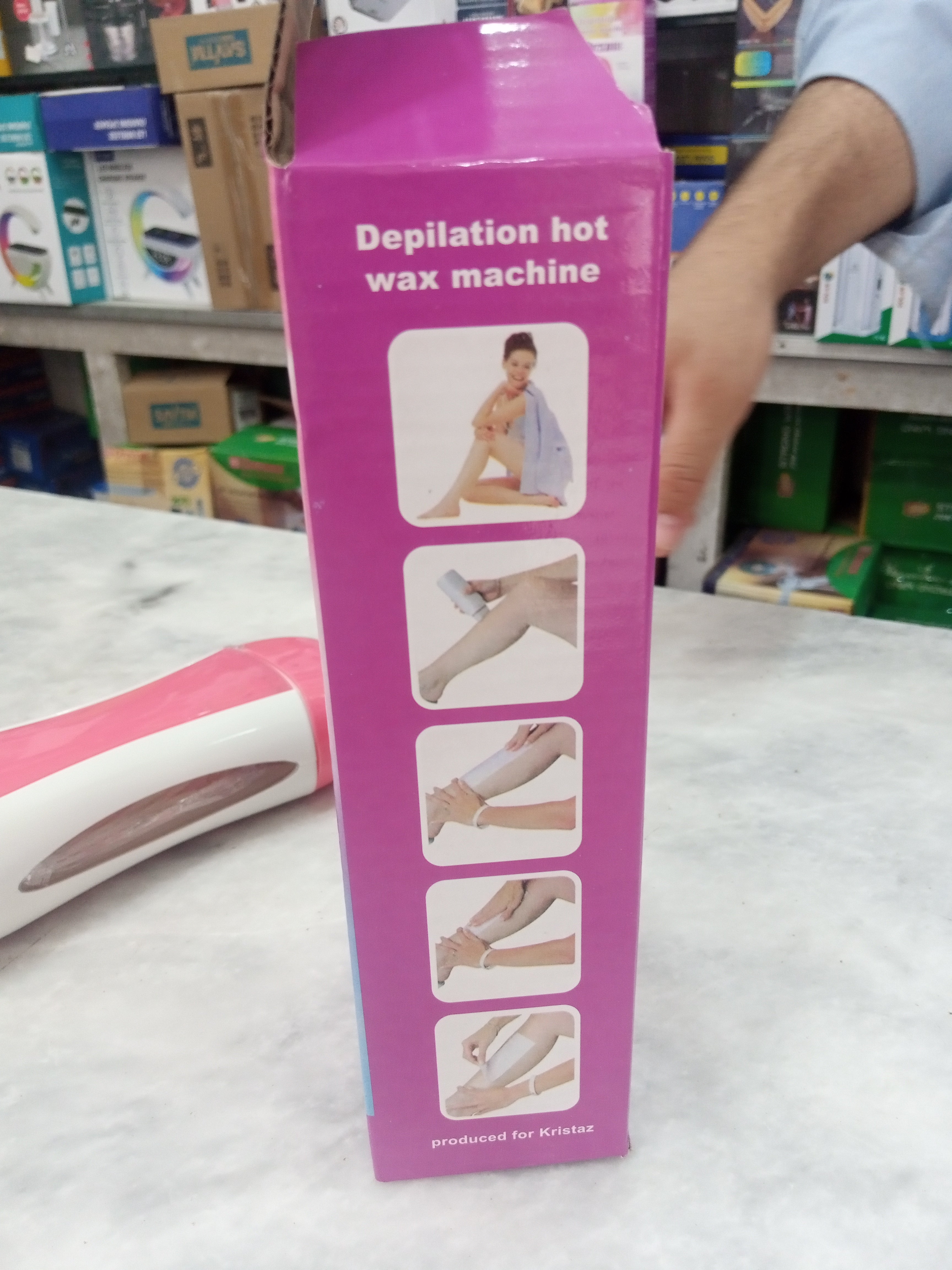 Portable Depilatory Roll-on wax heater