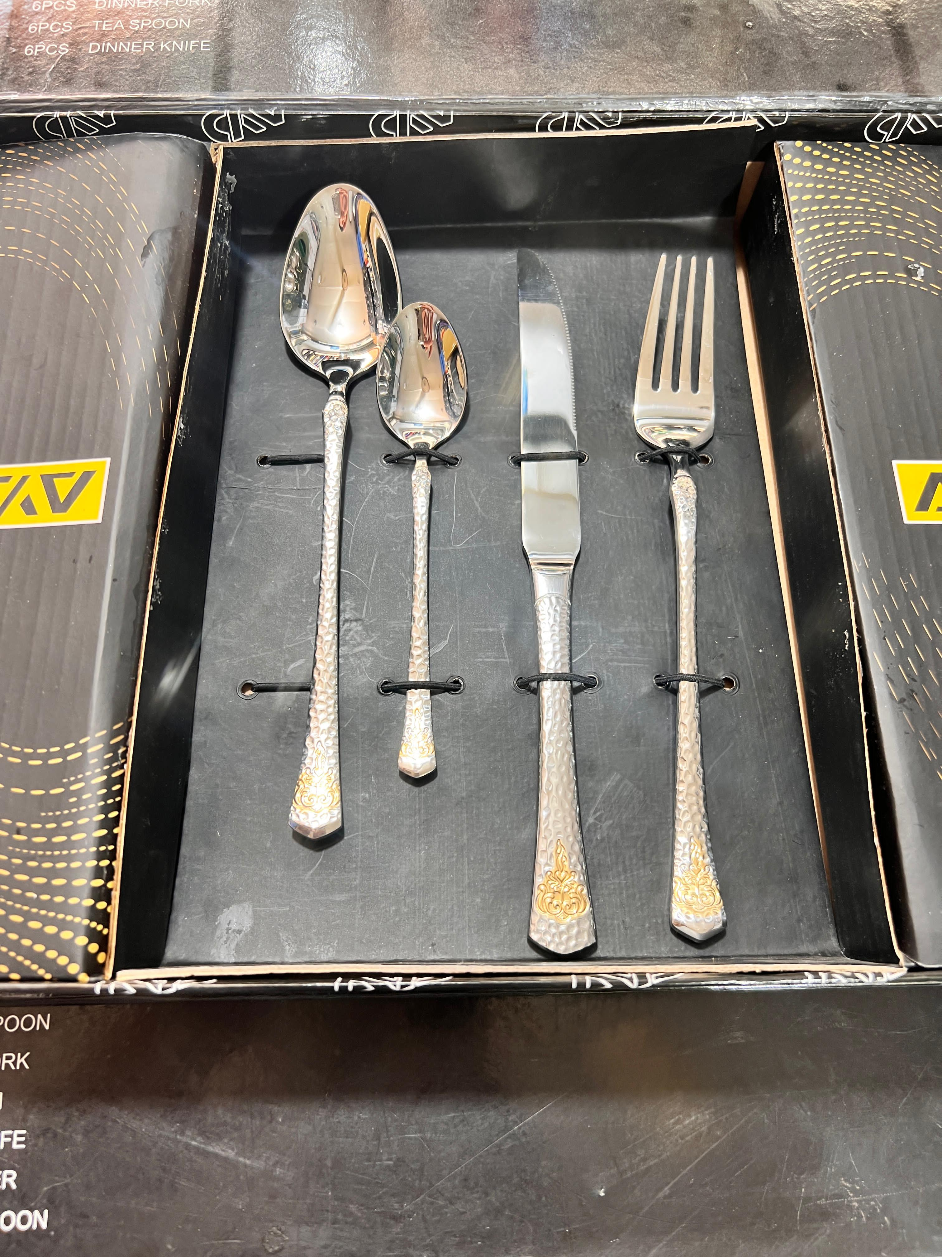 Germany Lot Imported AYD Cutlery Set 24PCs