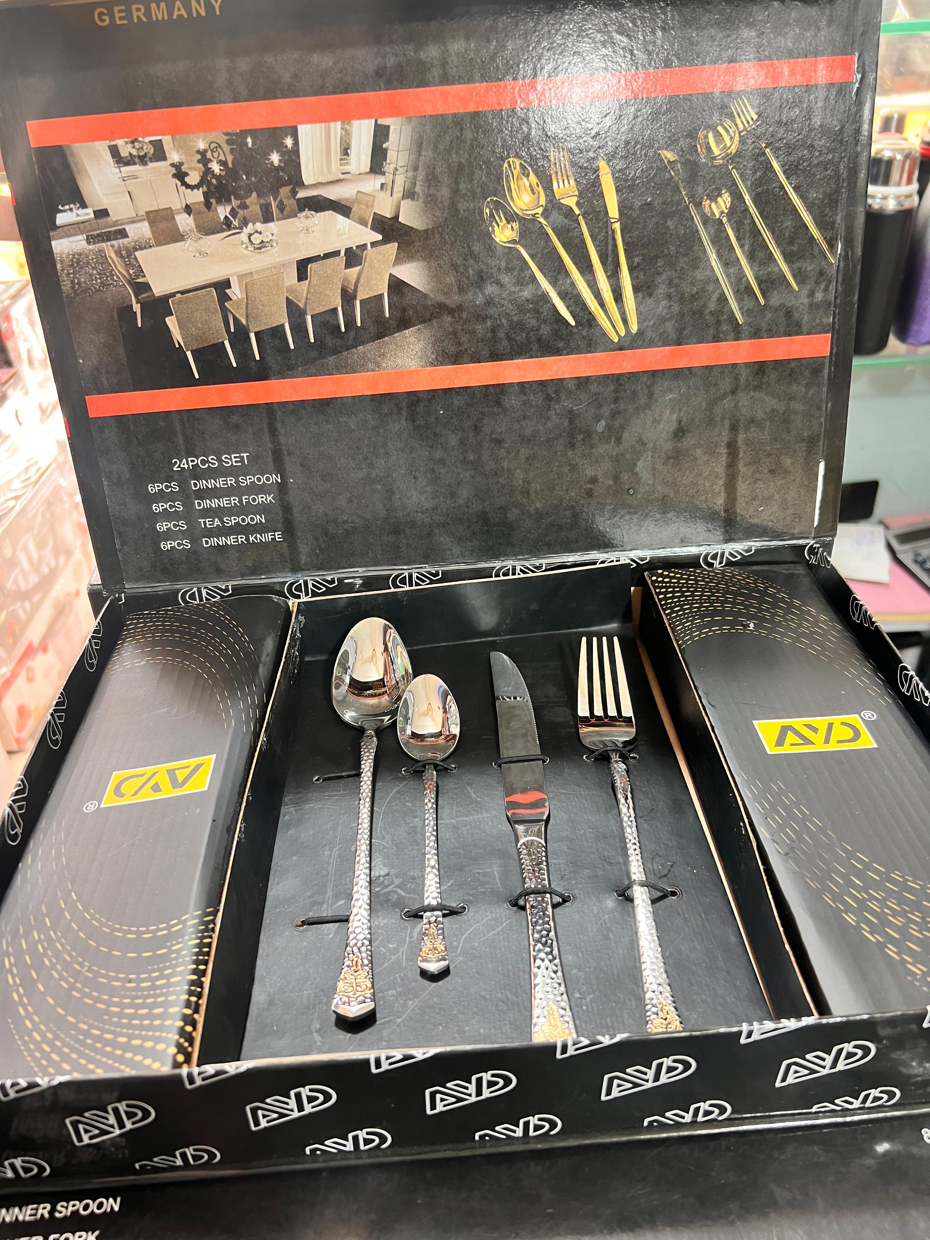 Germany Lot Imported AYD Cutlery Set 24PCs