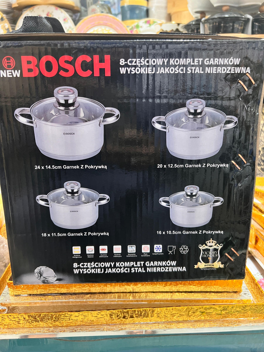 Lot Imported BOSCH Cookware Set 8PCs – AL-Hadi Imports