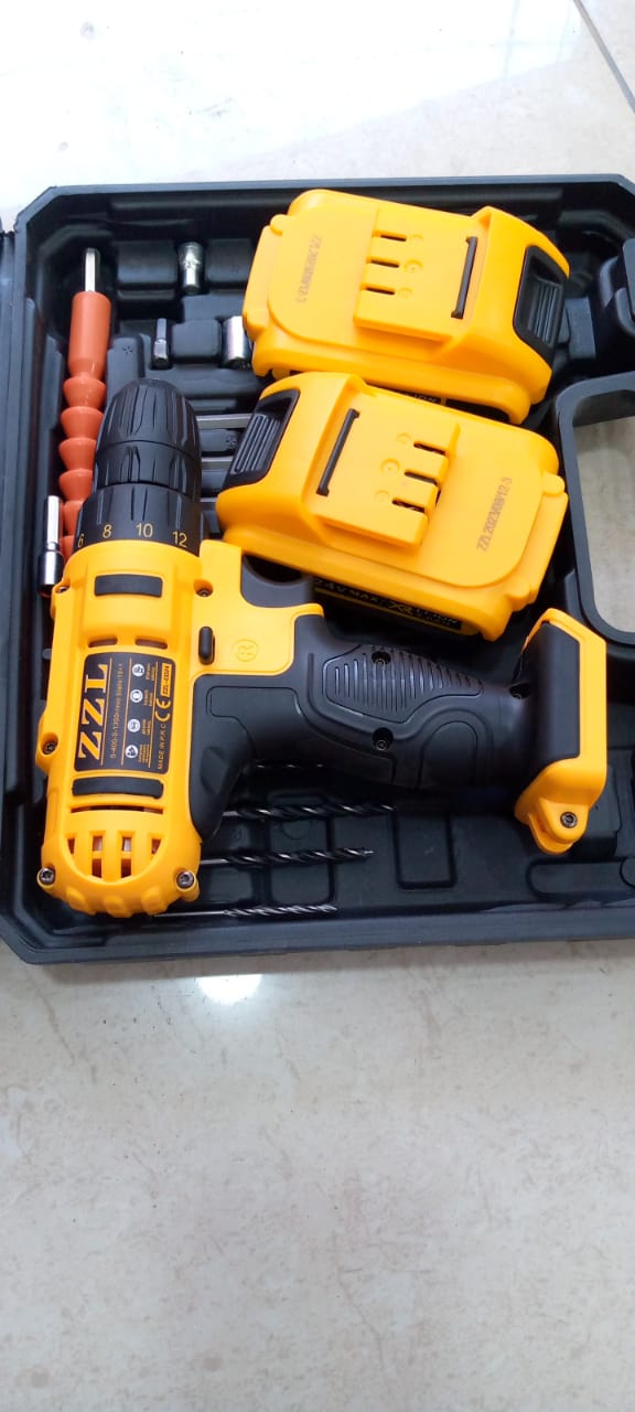 Lot imported ZZL Drill Kit with 2 batteries