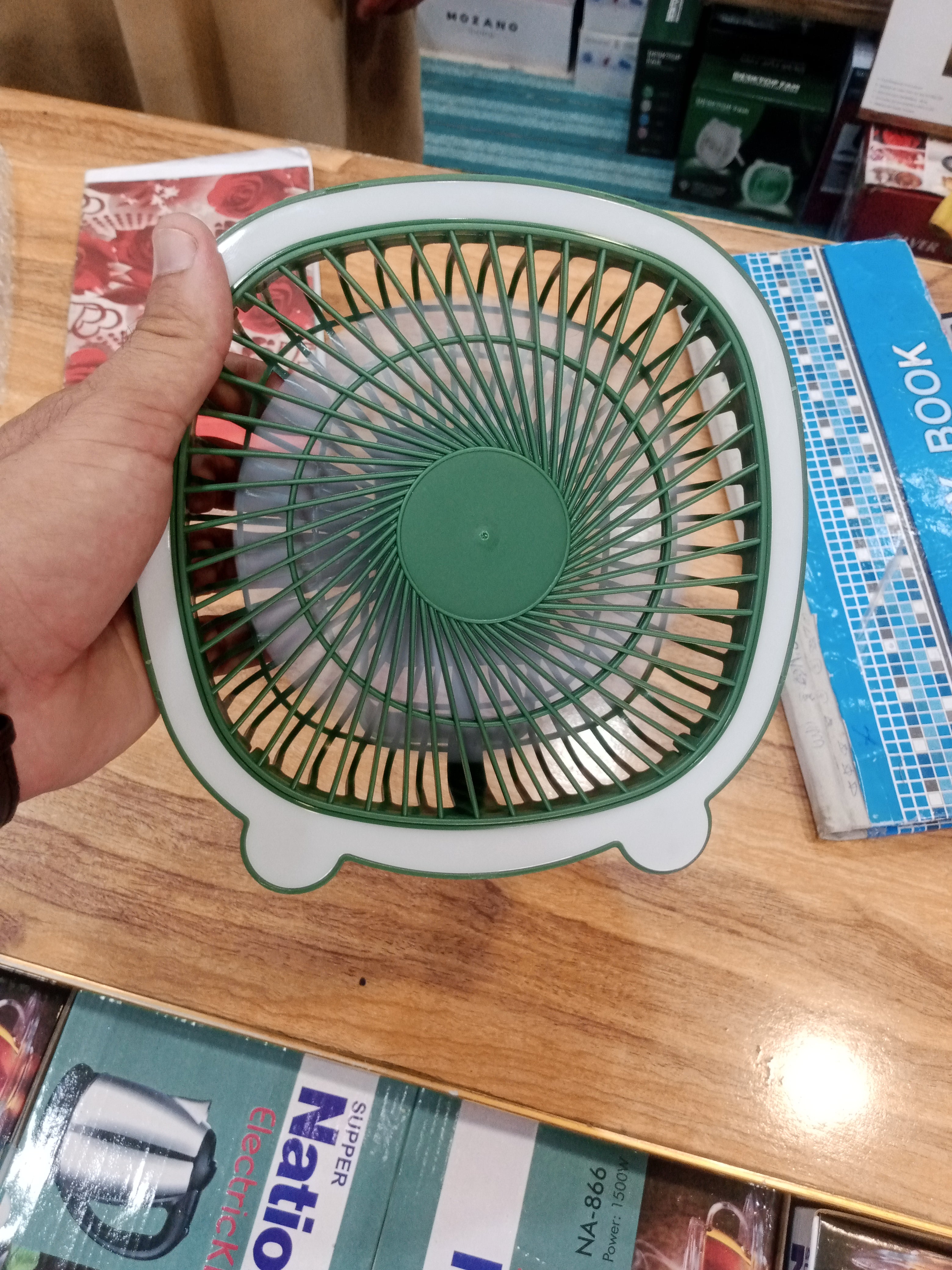 Desktop Mini Rechargeable Fan