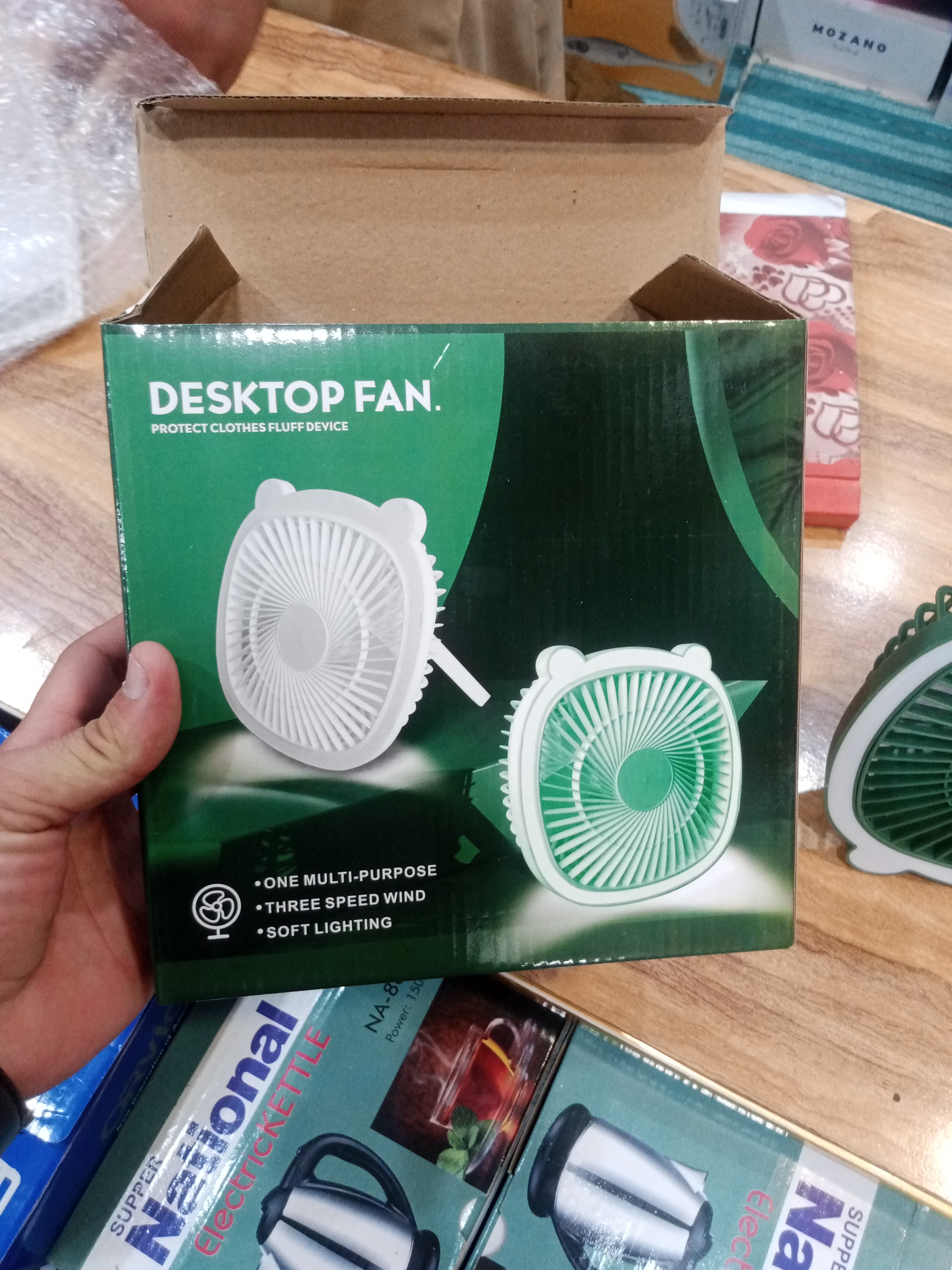 Desktop Mini Rechargeable Fan