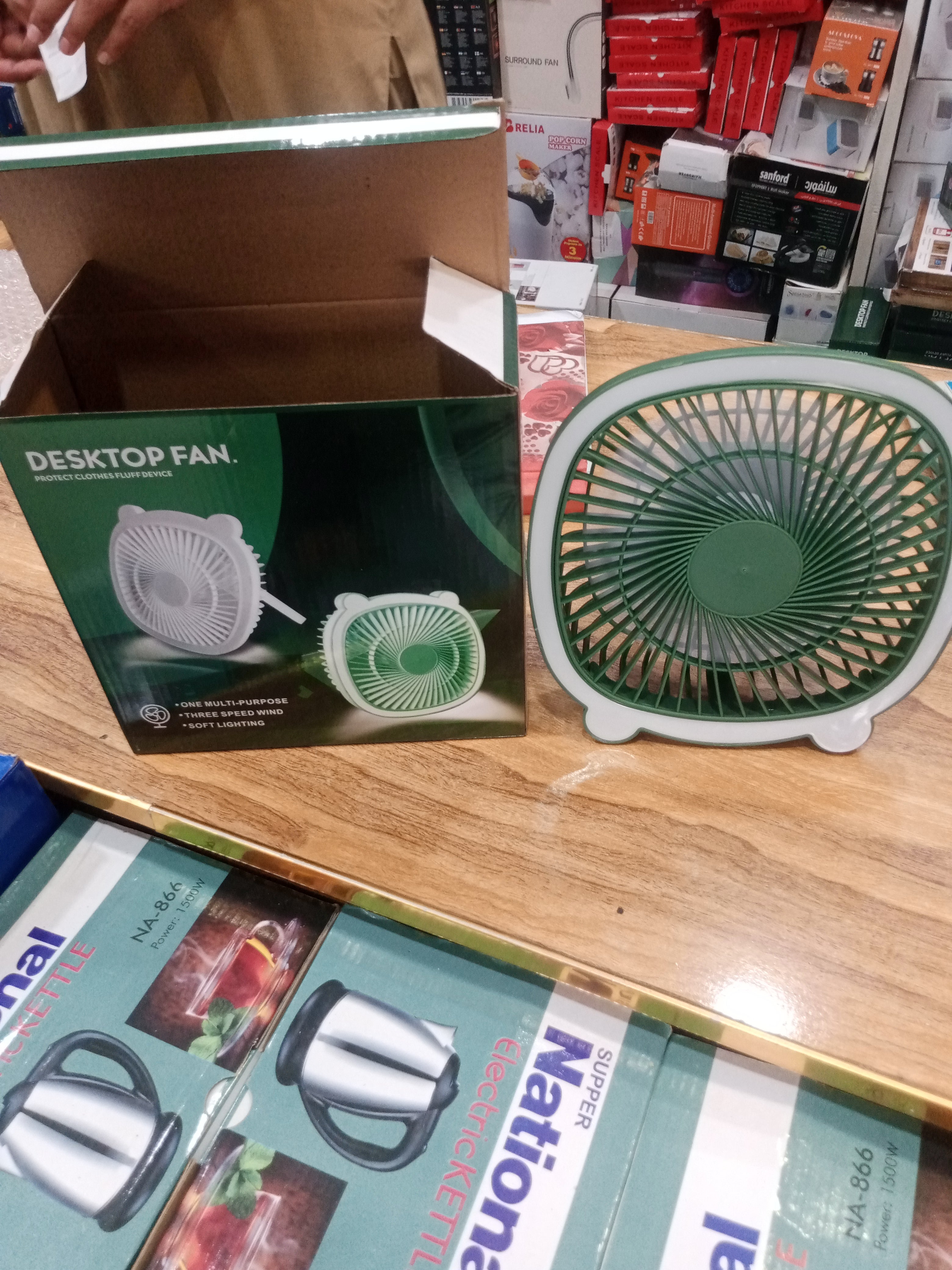 Desktop Mini Rechargeable Fan