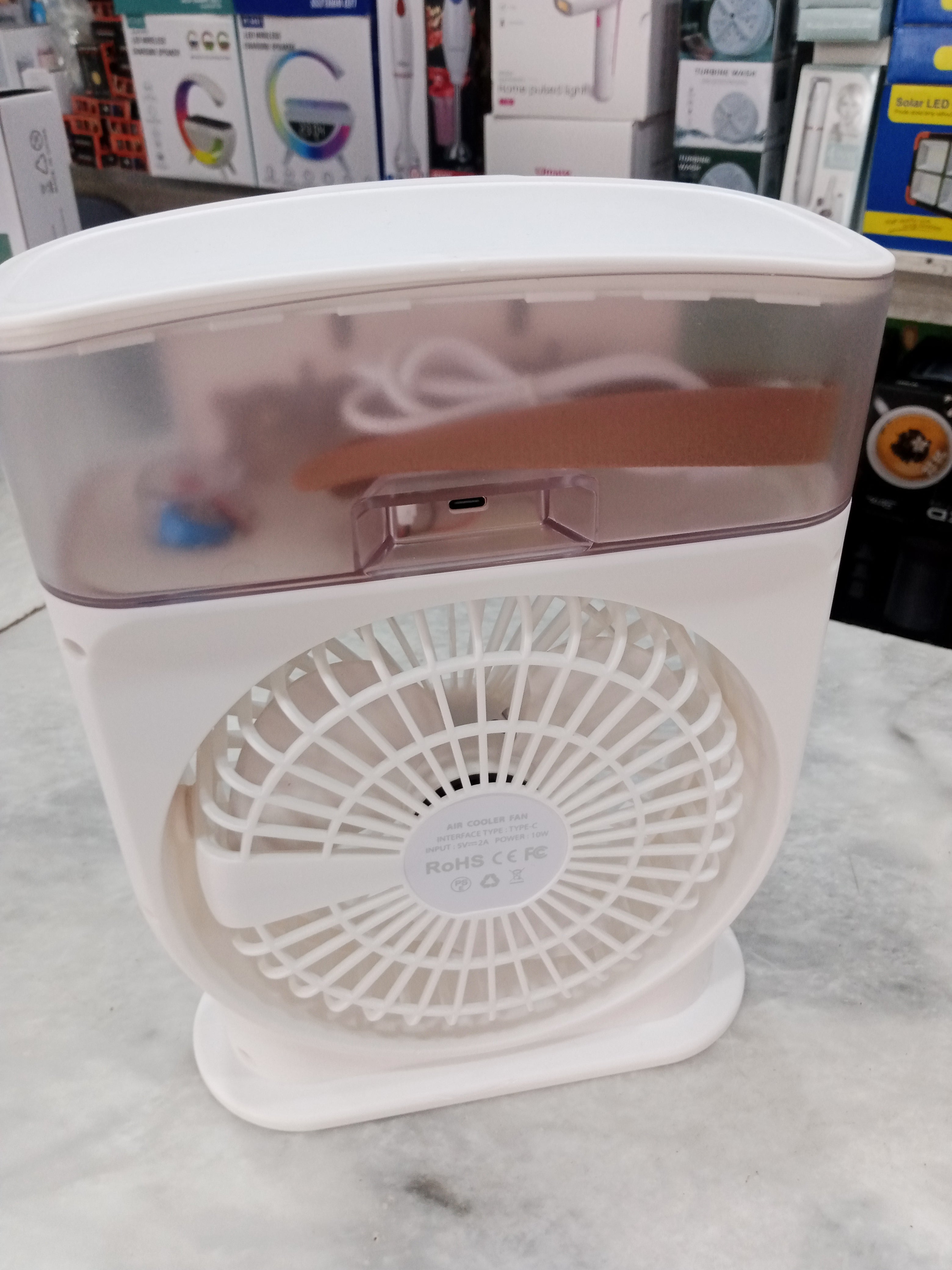 Mini Rechargeable cooling Fan & Humidifier