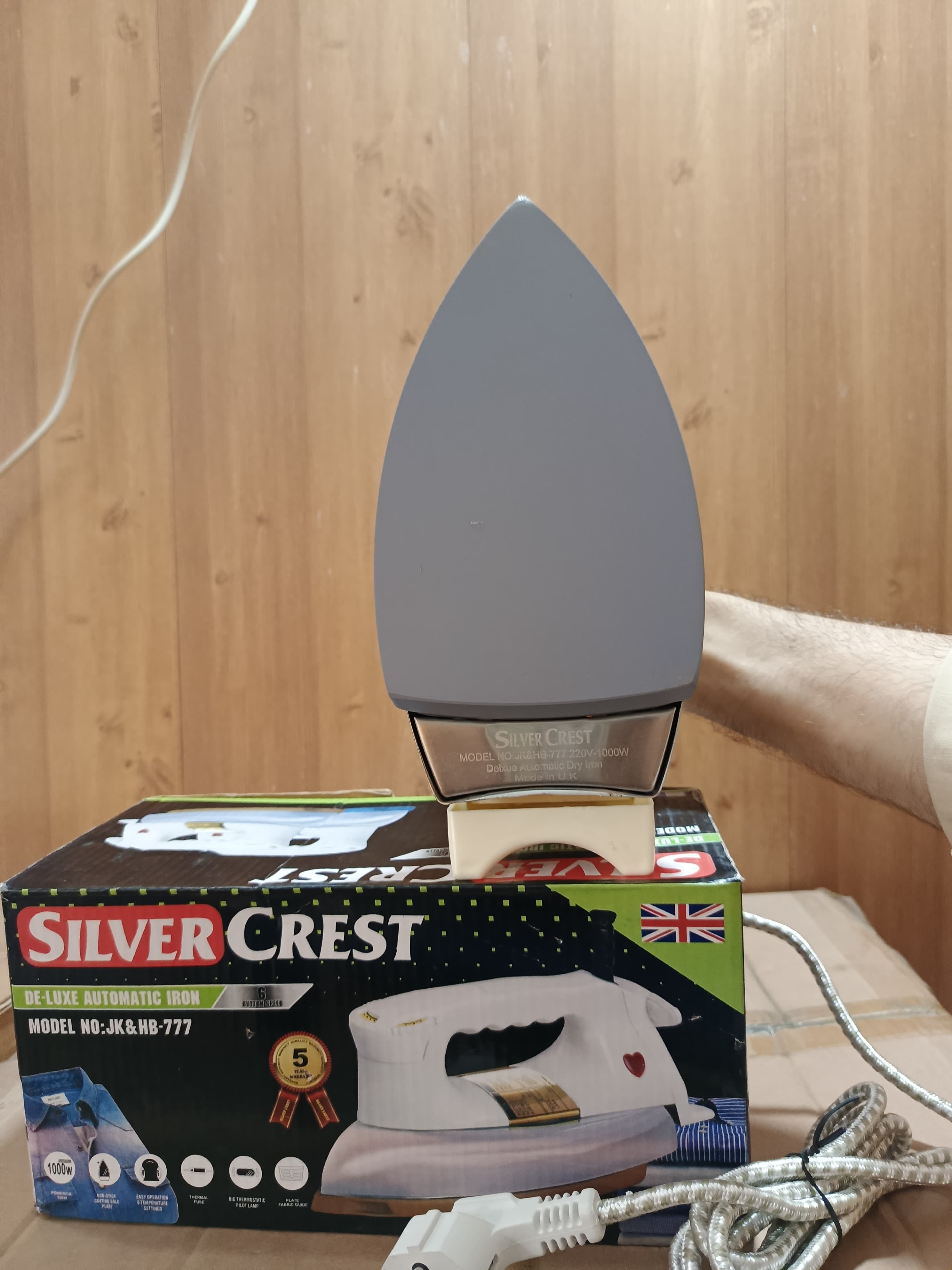 Silver Crest Dry Iron 5 Years Warranty