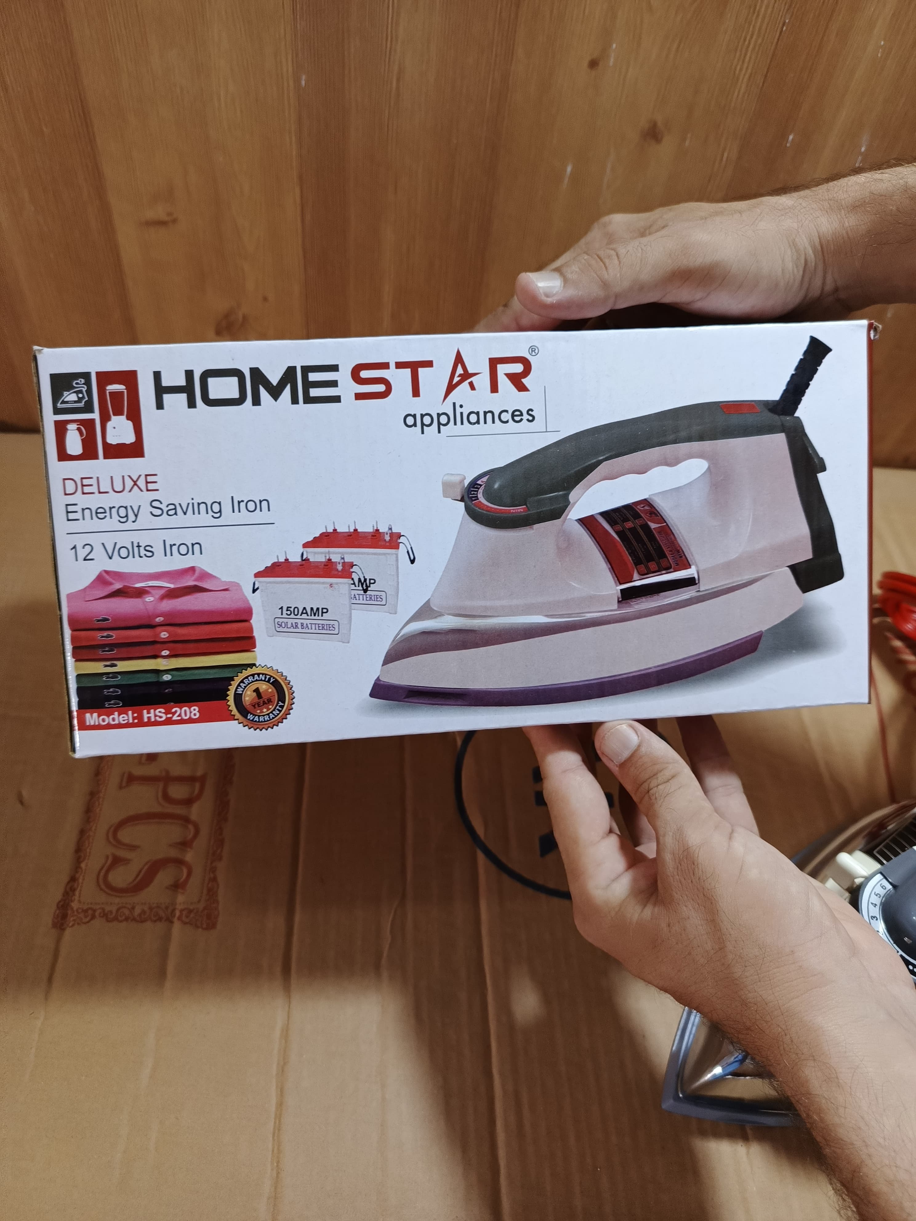 "Home Star" Solar Iron/Energy Saving Iron.