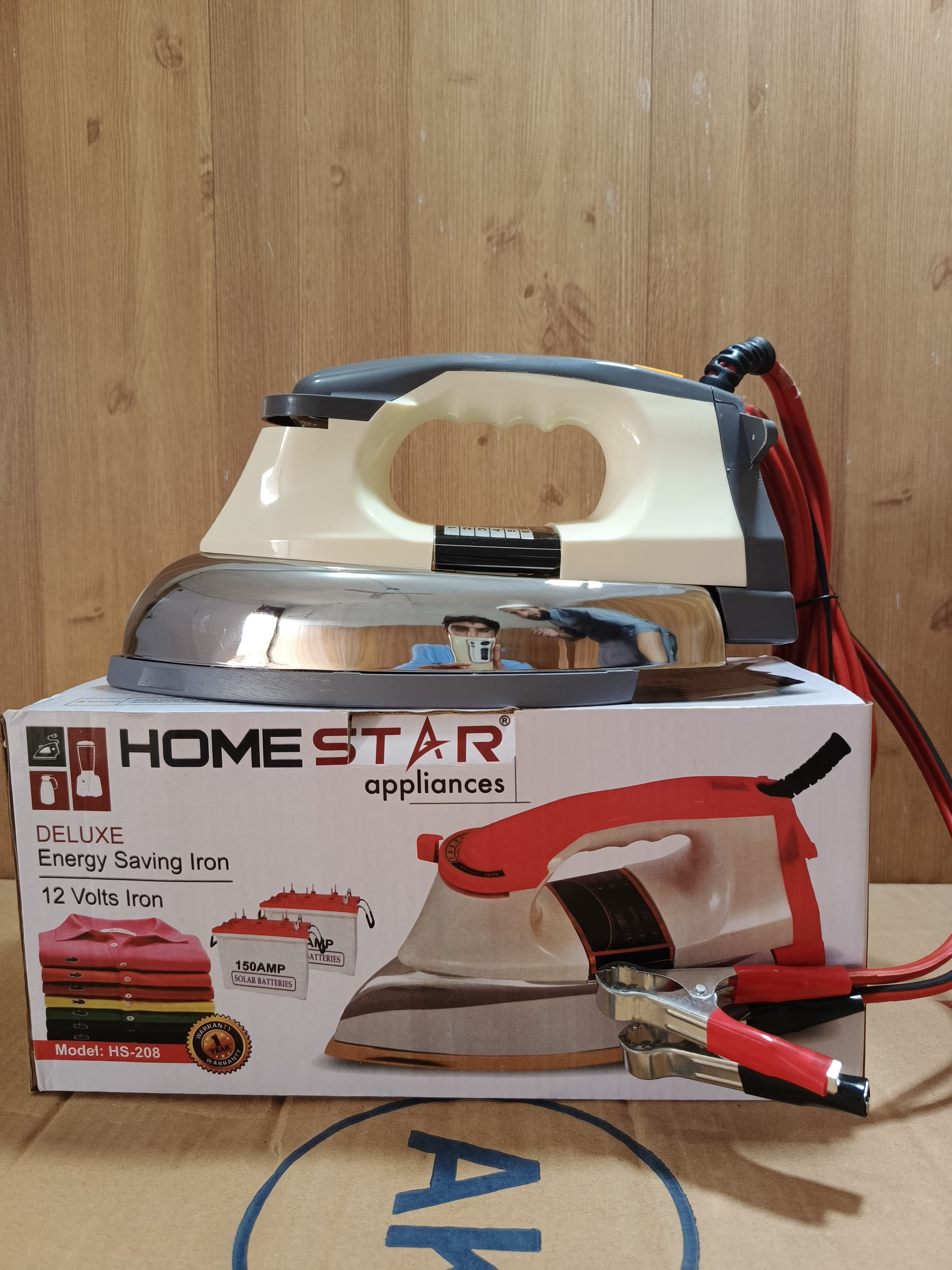 "Home Star" Solar Iron/Energy Saving Iron.