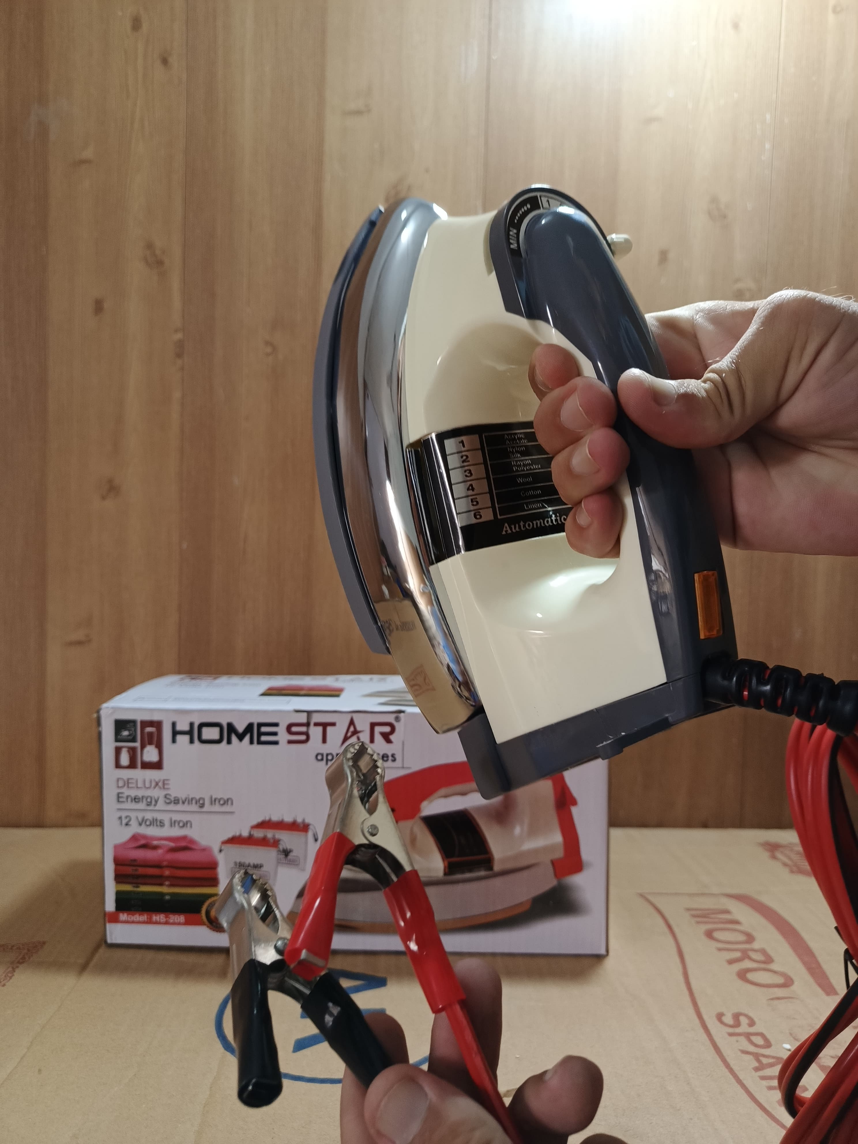 "Home Star" Solar Iron/Energy Saving Iron.