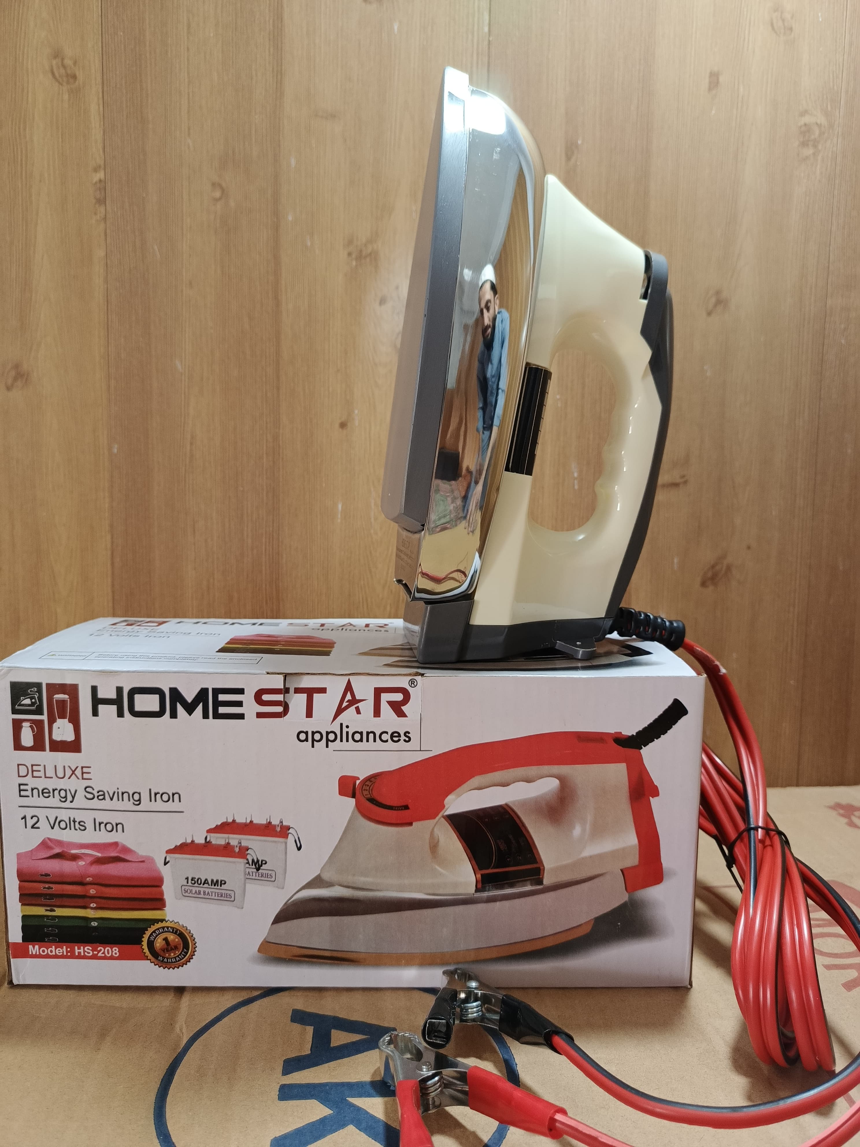 "Home Star" Solar Iron/Energy Saving Iron.