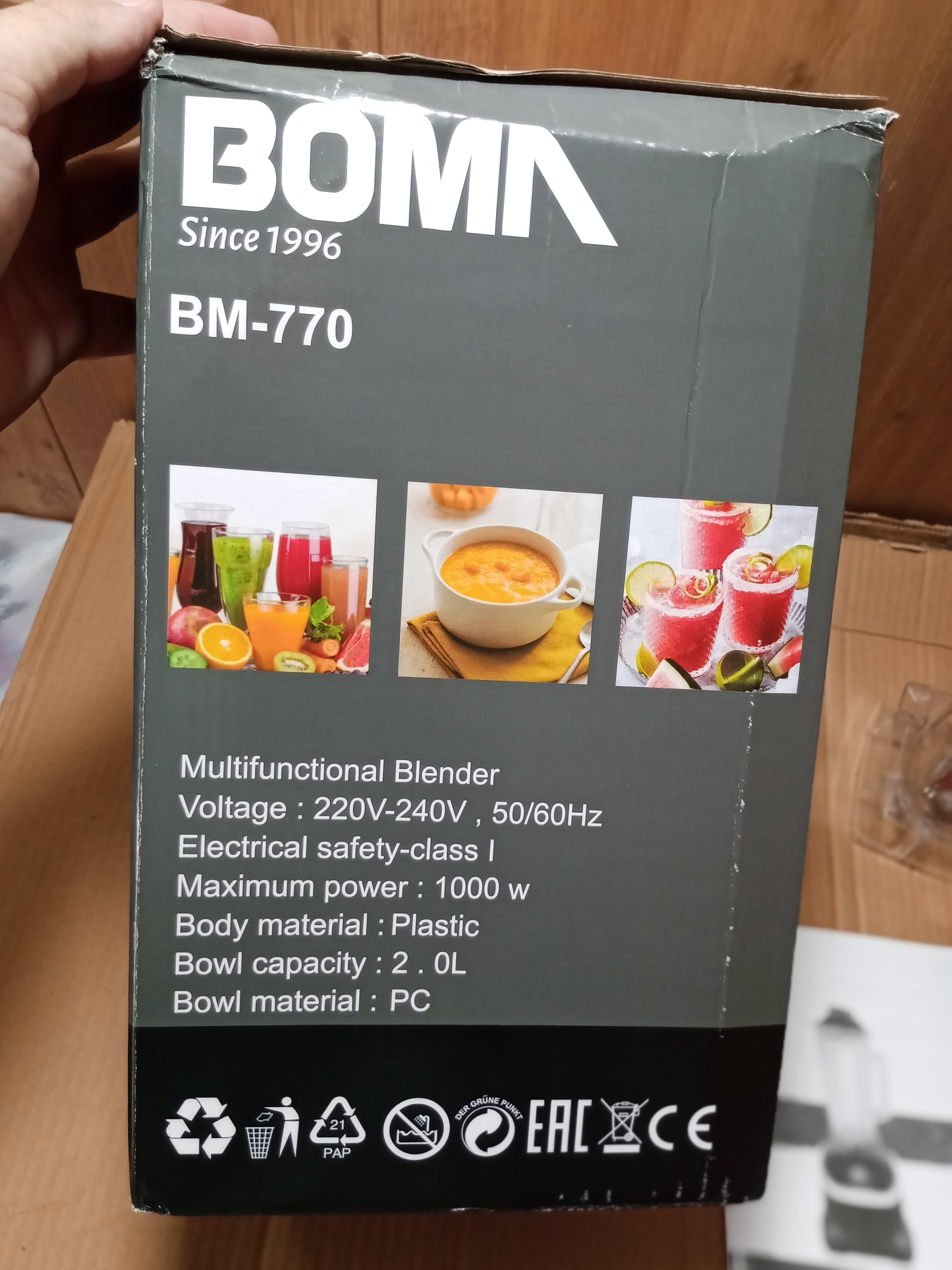 Germany Lot Imported BOMA Multi-functional Blender