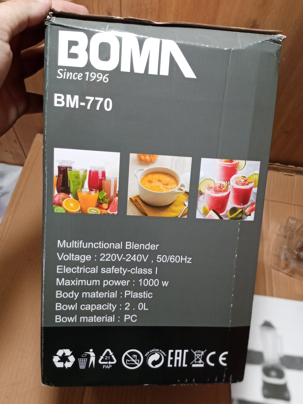 Germany Lot Imported BOMA Multi-functional Blender