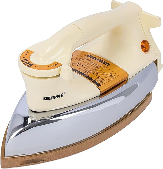 Dubai Lot Imported Geepas 1000W Heavy Dry Iron-2750