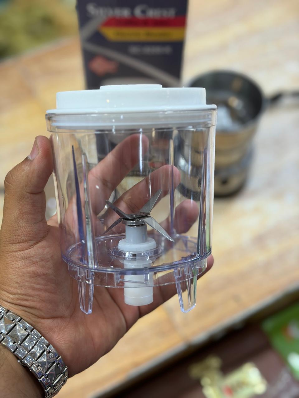 Silver Crest Germany 2in1 Electric Coffee & Juice Blender Grinder SC-8200-K