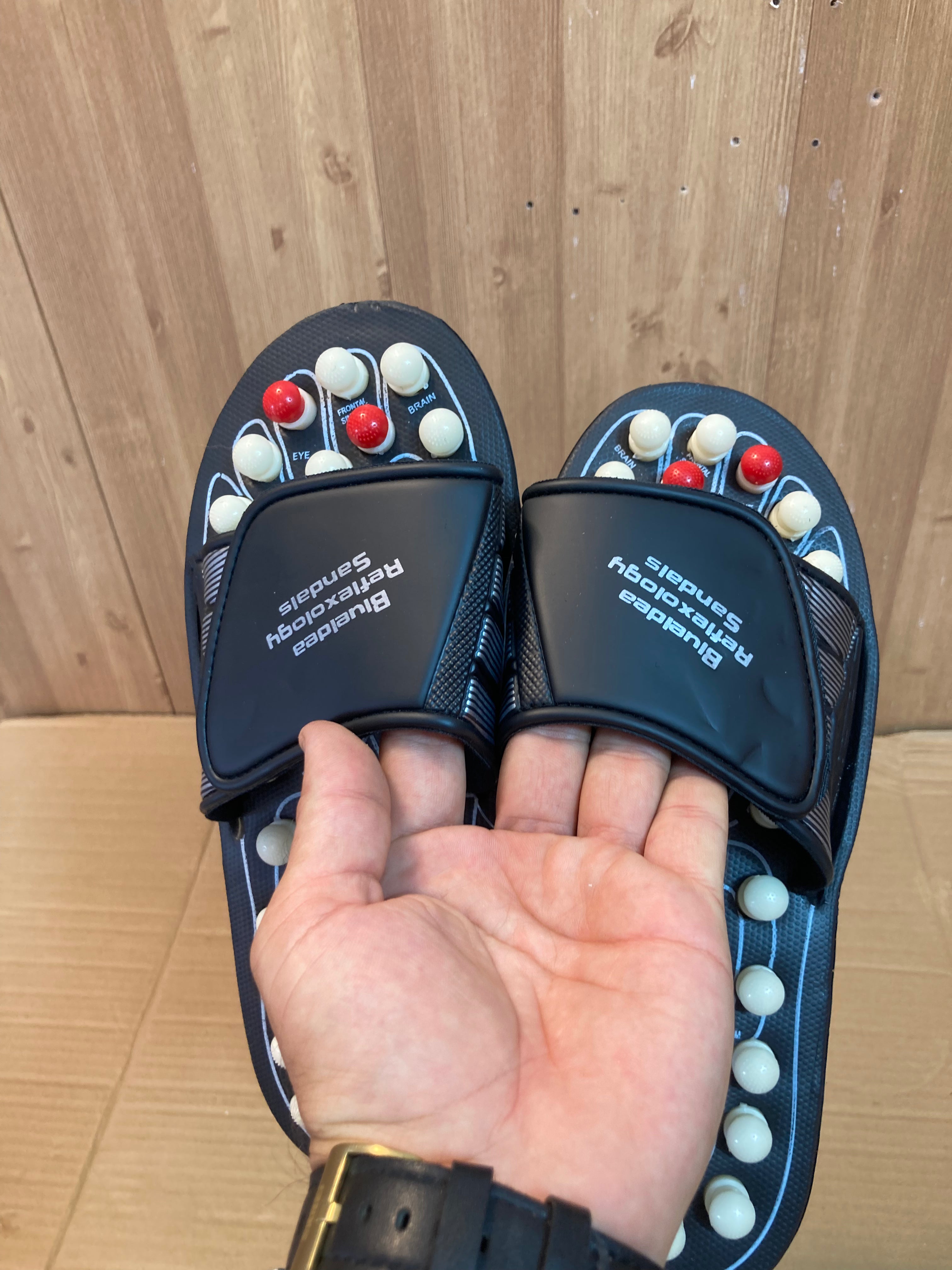 Massage Slippers, Health From Your Feet Self Cure Taken Home.