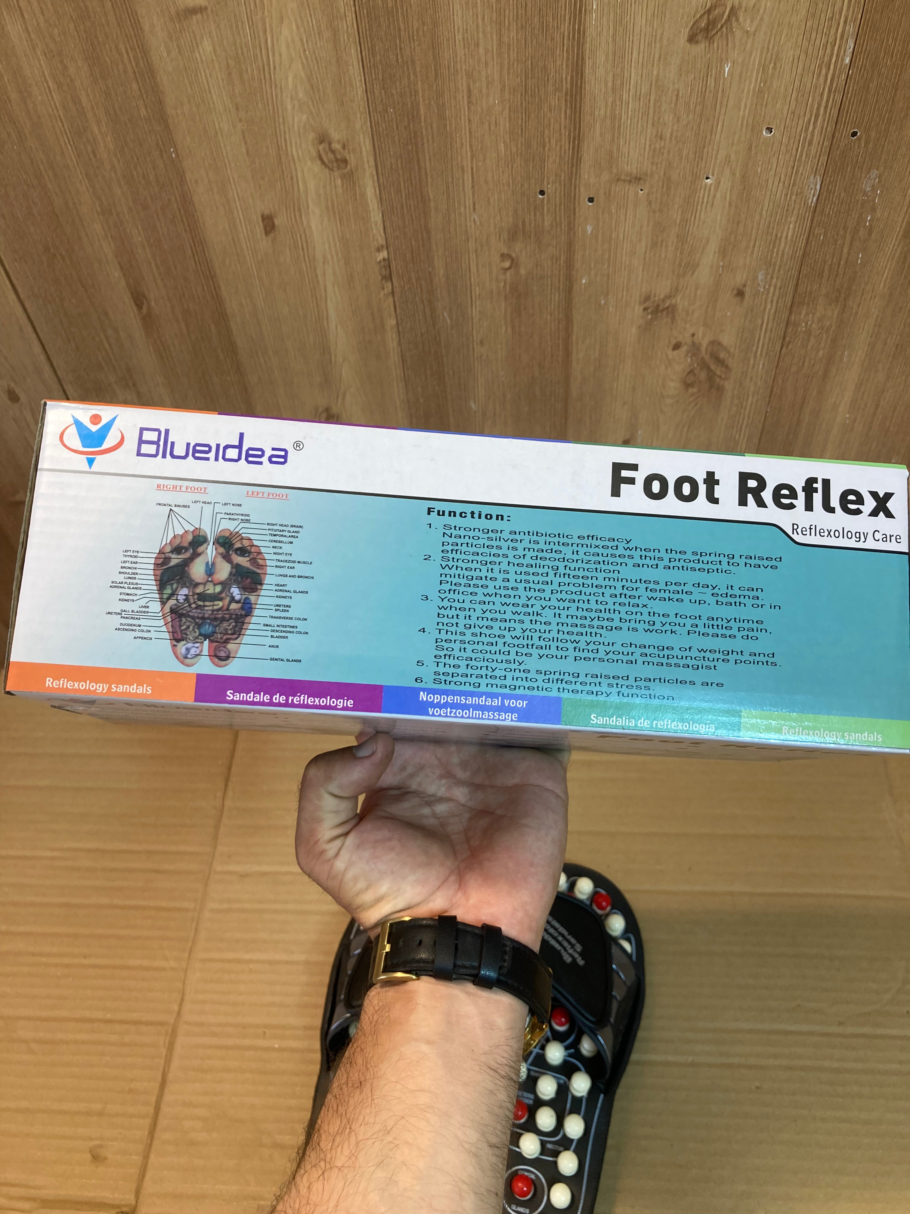 Massage Slippers, Health From Your Feet Self Cure Taken Home.