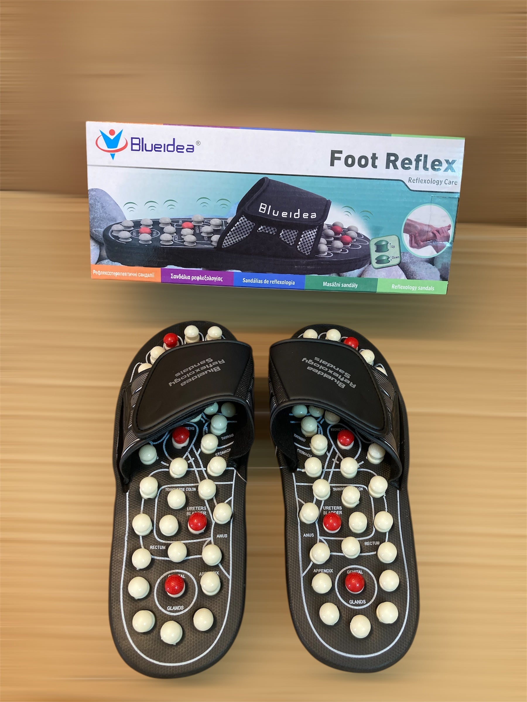 Massage Slippers, Health From Your Feet Self Cure Taken Home.