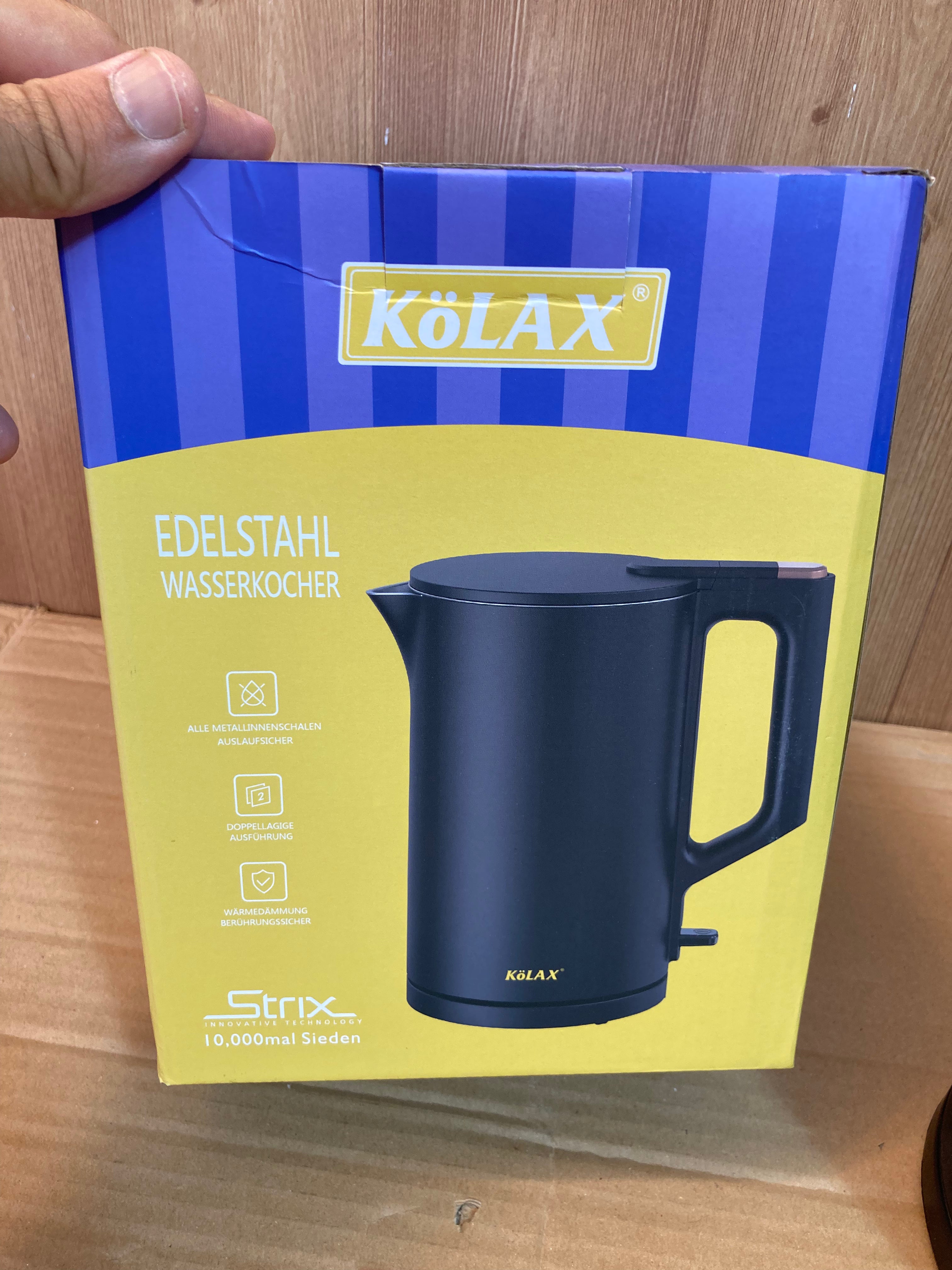 KoLAX Germany Cool in Touch Electric Kettle 1.7L