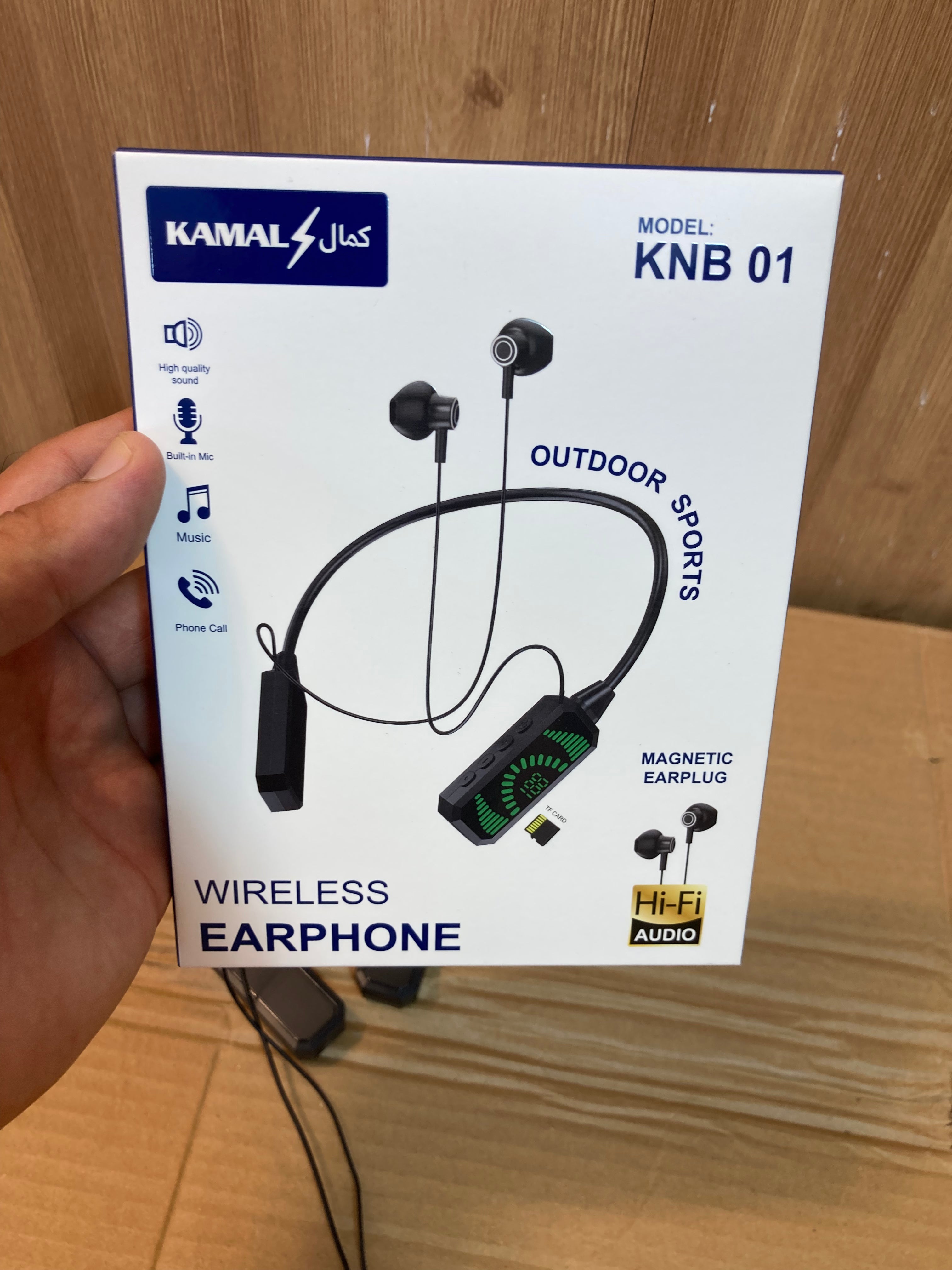 Kamal 5.3 Bluetooth Wireless Neckband - Earphones KNB 01