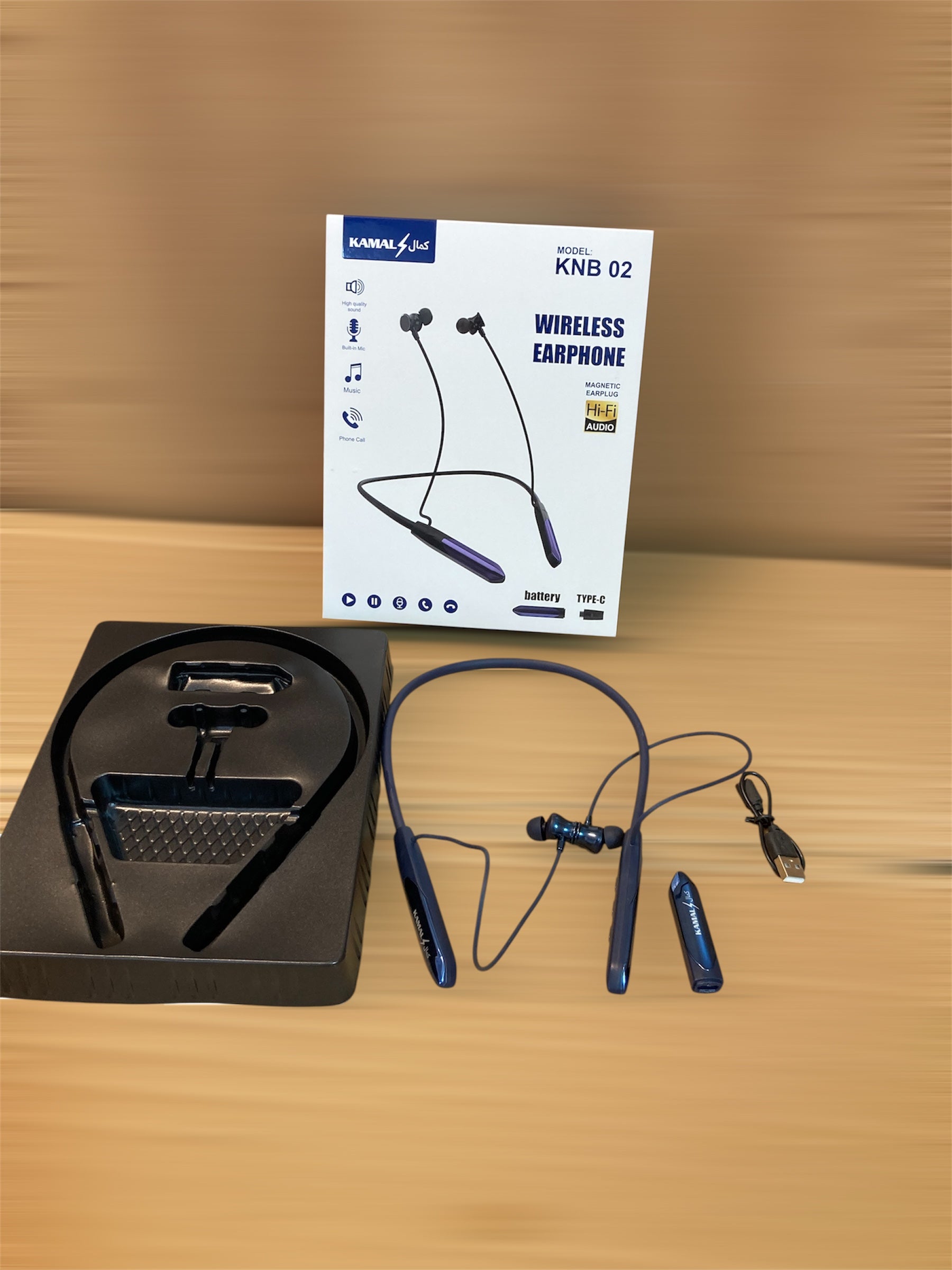 Kamal 5.4 Bluetooth Wireless Neckband - Earphones KNB02