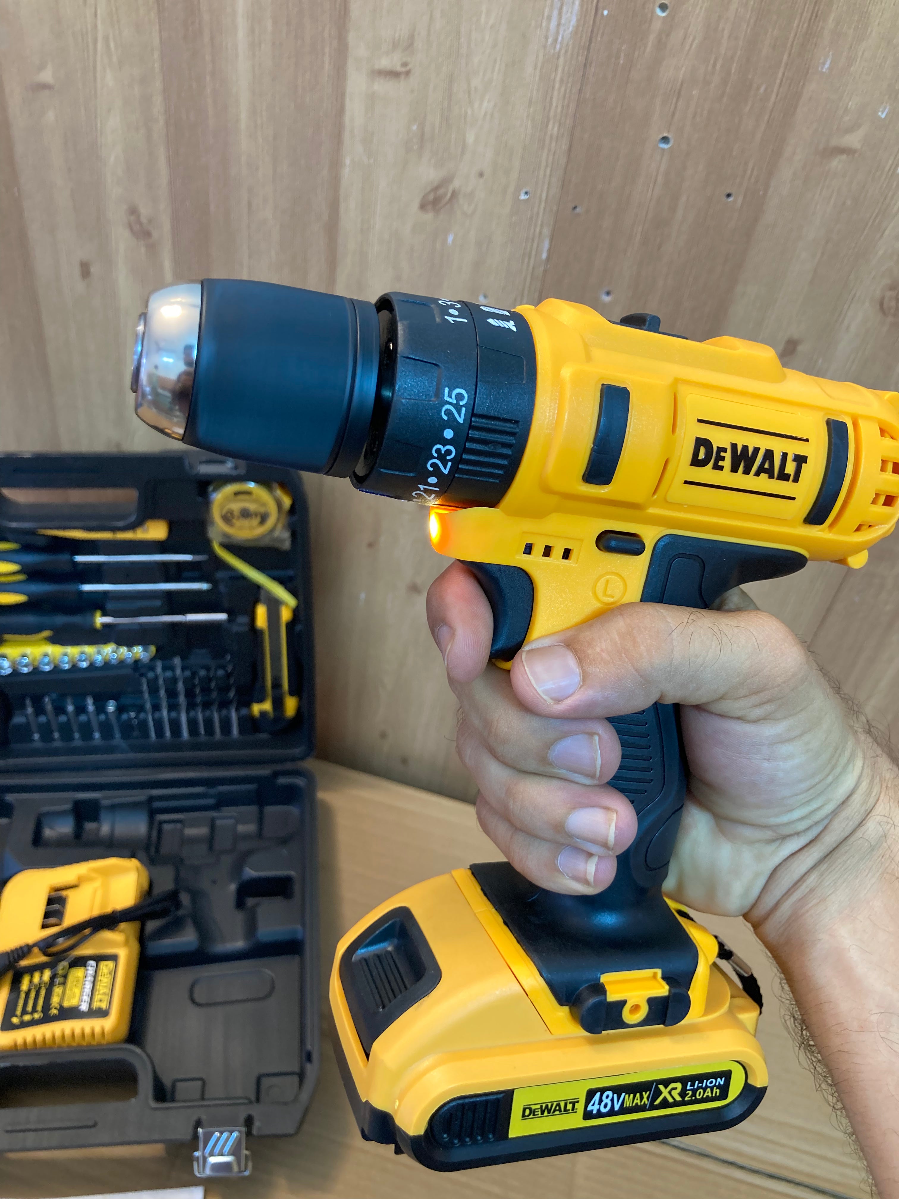 DEWALT Drill Machine with Tool Kit Set: Power and Precision in One Package