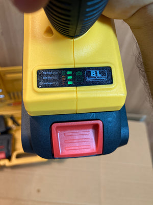 DeWALT Brushless Drill Machine Set with Double Rechargeable 48V Batteries