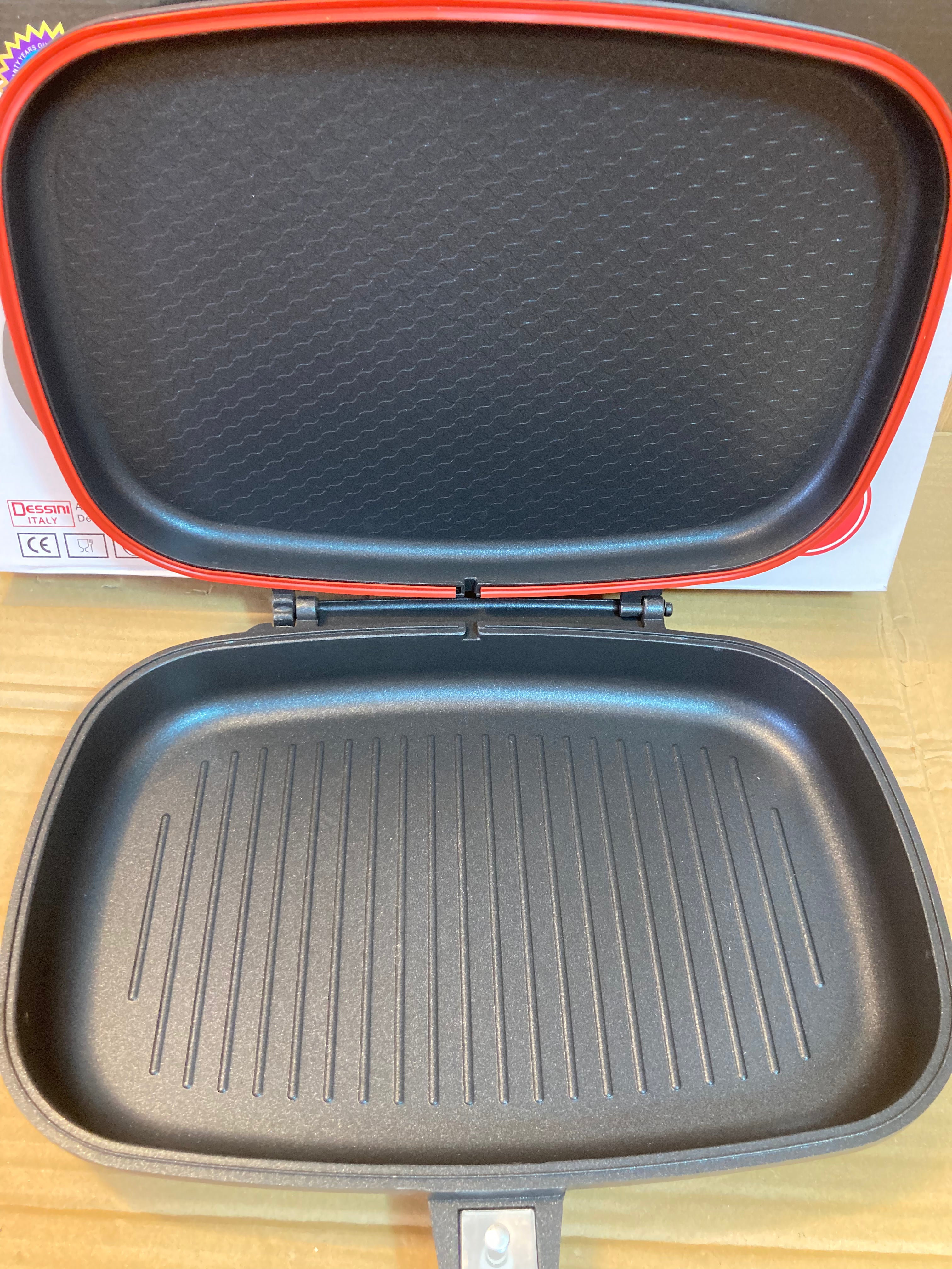 Dessini Italy Die Casting Double Grill Pan 32cm