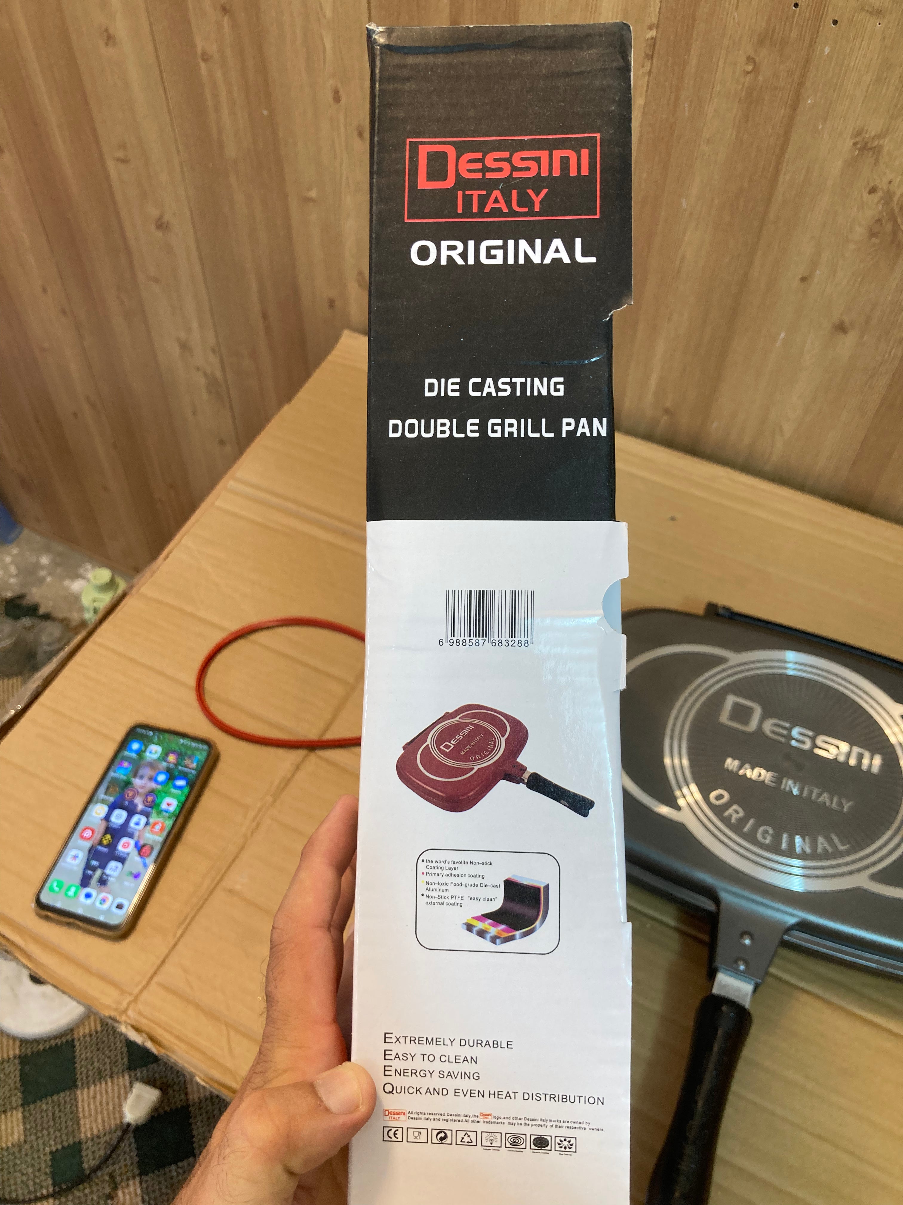 Dessini Italy Die Casting Double Grill Pan 32cm