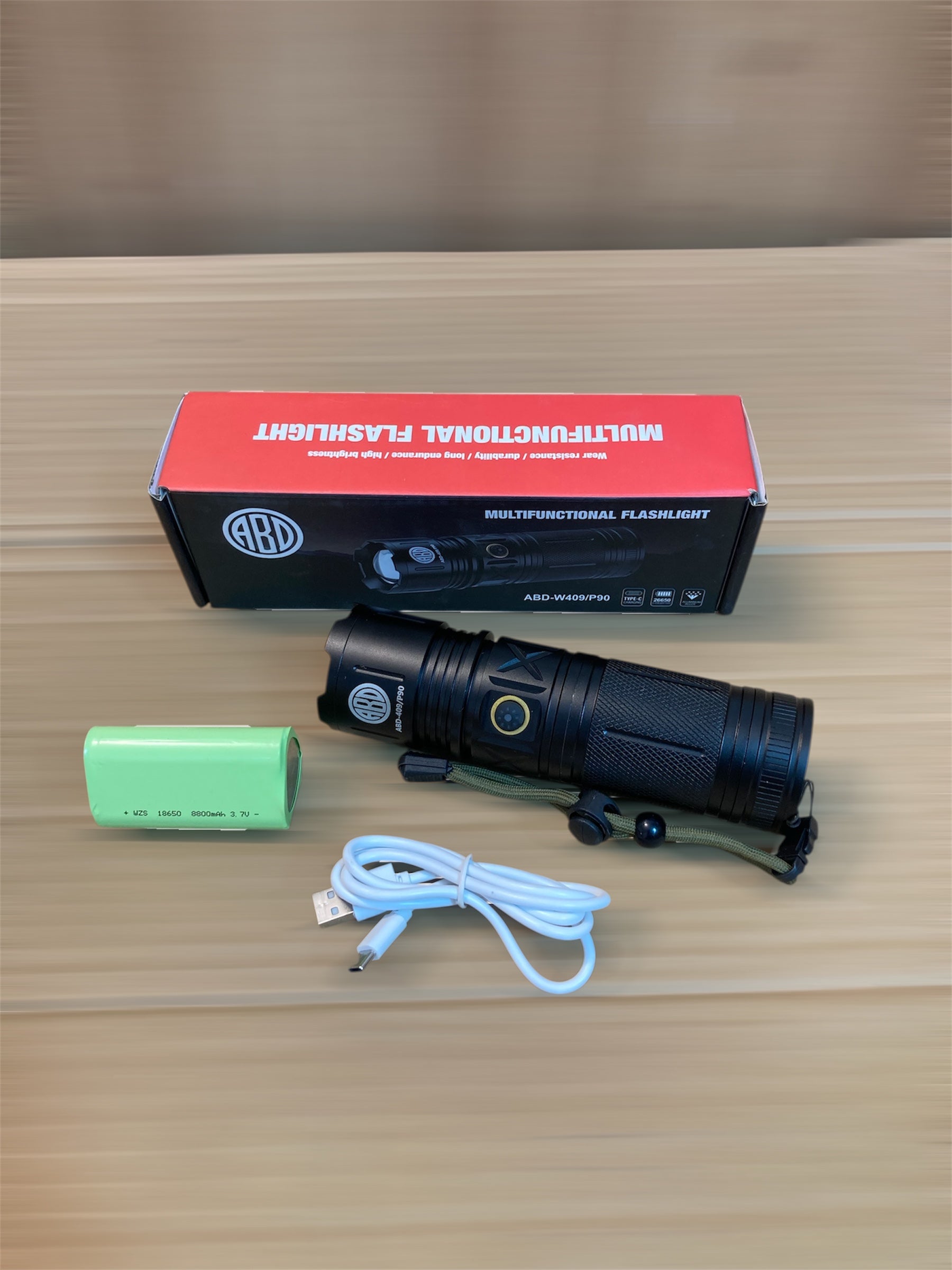 Multifunctional P90 Compact Powerful Torch