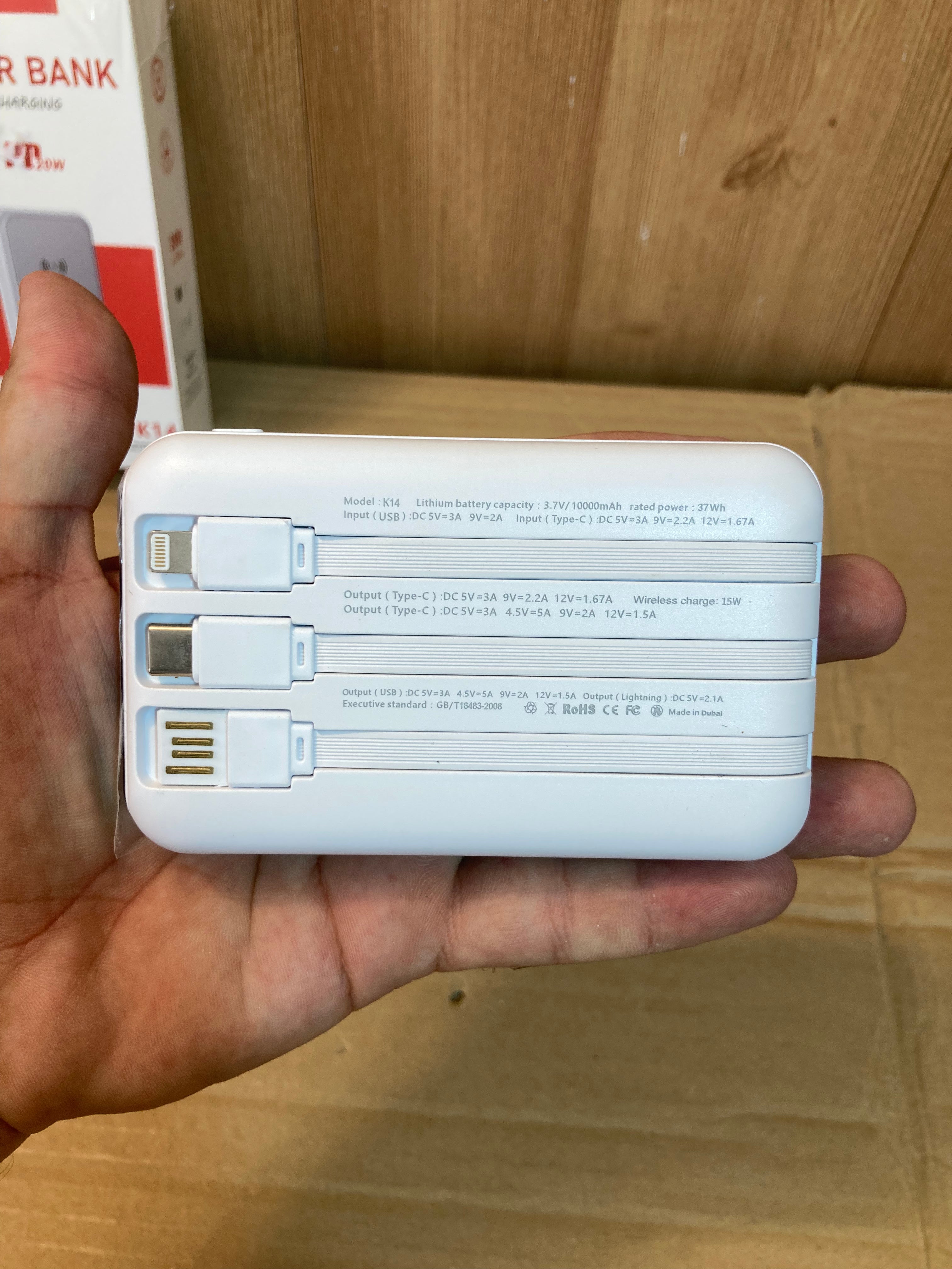 Kamal 10,000mAh Magnetic Power Bank 35W K14