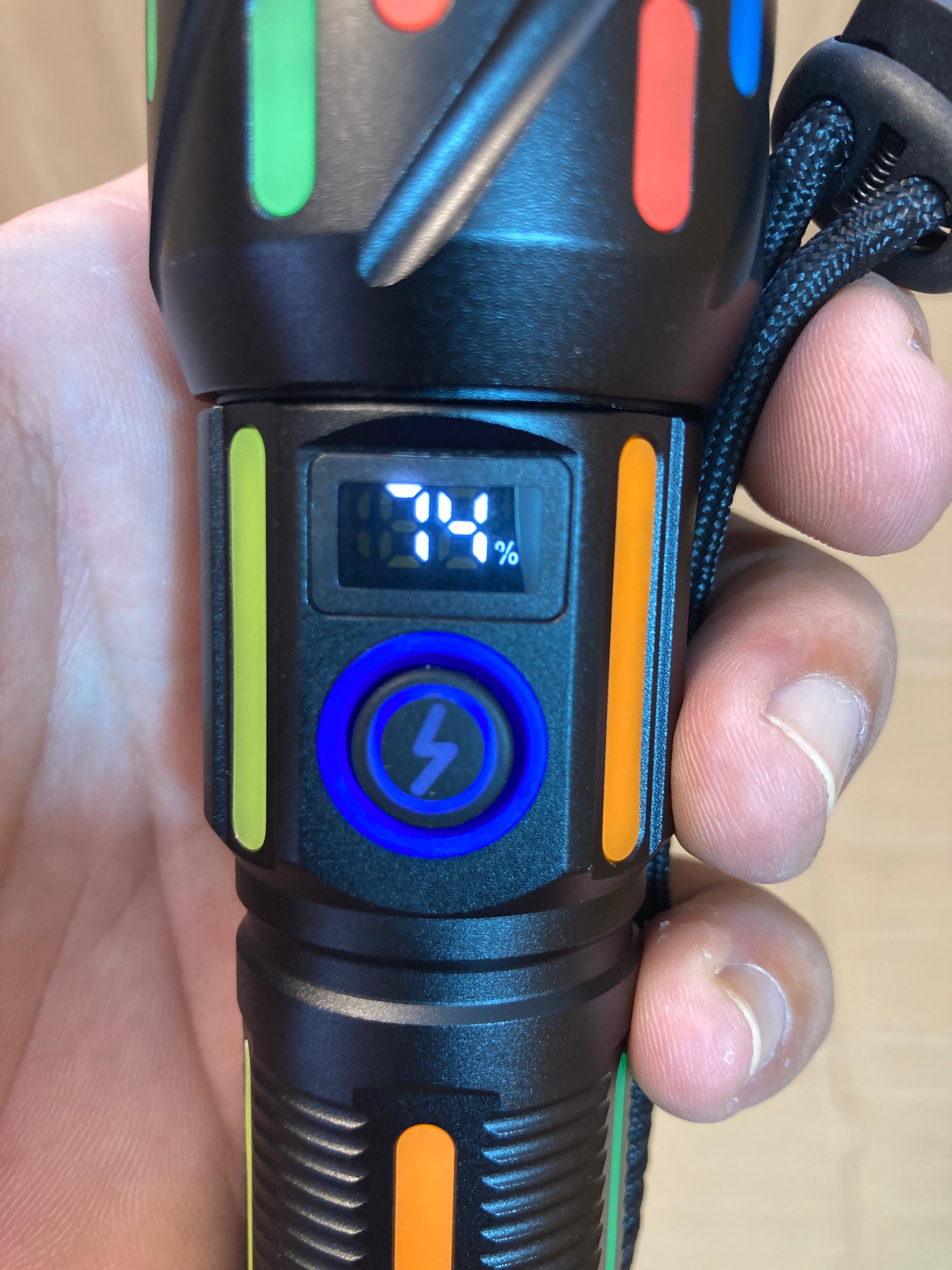 COBA Digital Long Range Compact Flashlight - Torch CB-G706