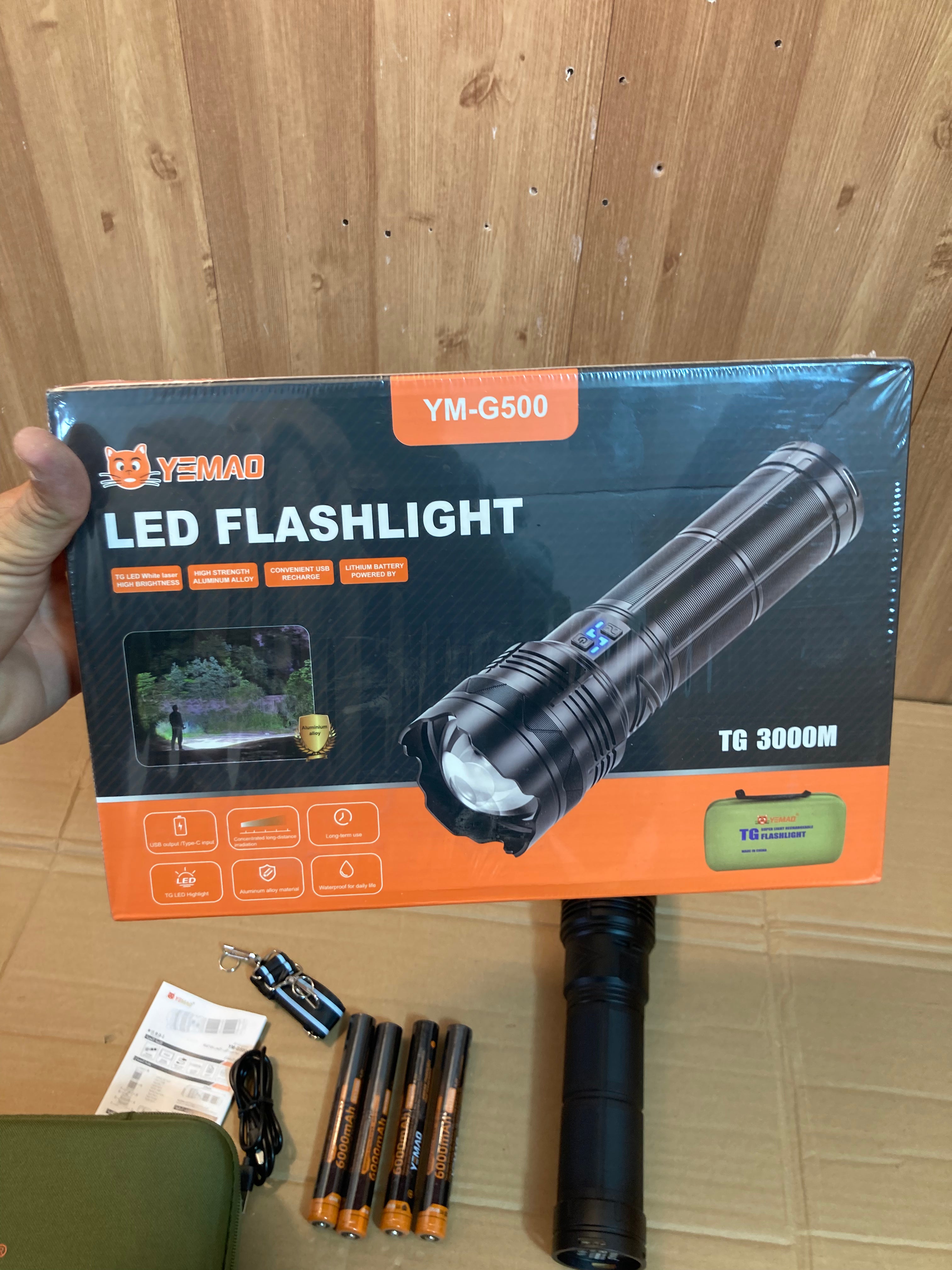 Yemao Powerful Long Range Super Led Flashlight-Torch YM-G500