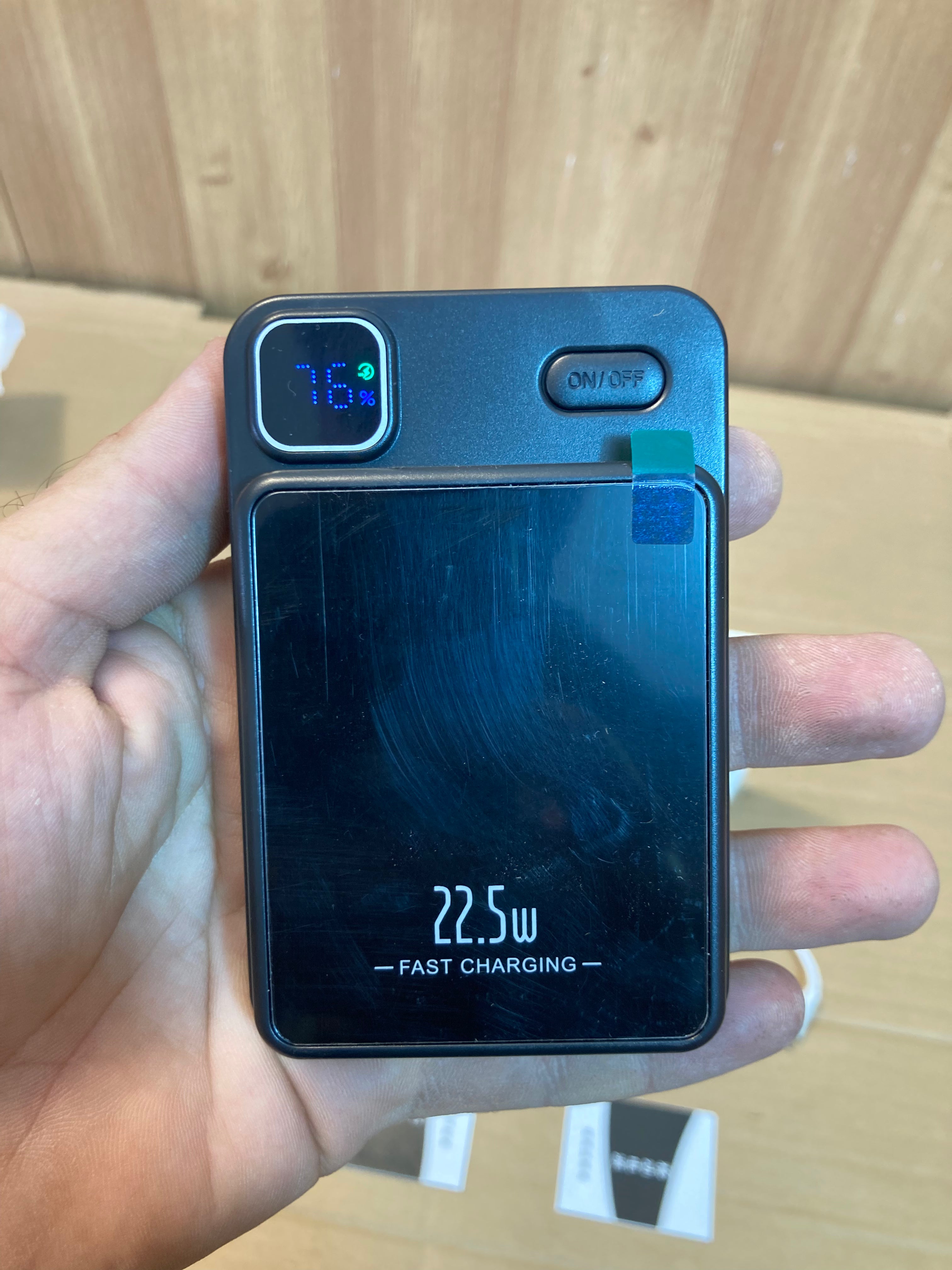 Mini Compact Wireless 22.5W Fast Charging Power Bank 10000 mAh