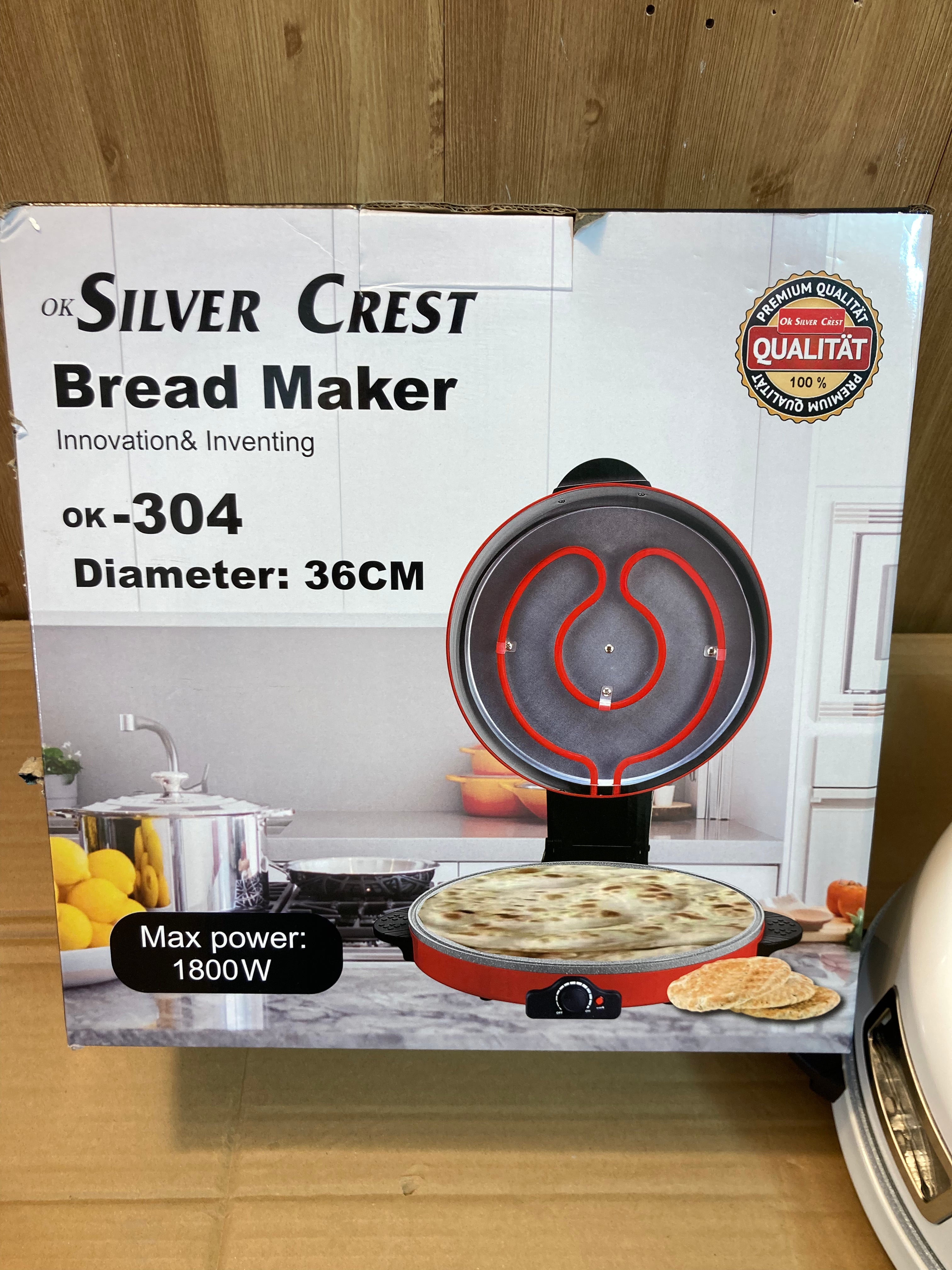 Silver Crest Germany 36cm Bread Maker - Pizza Maker 1800W