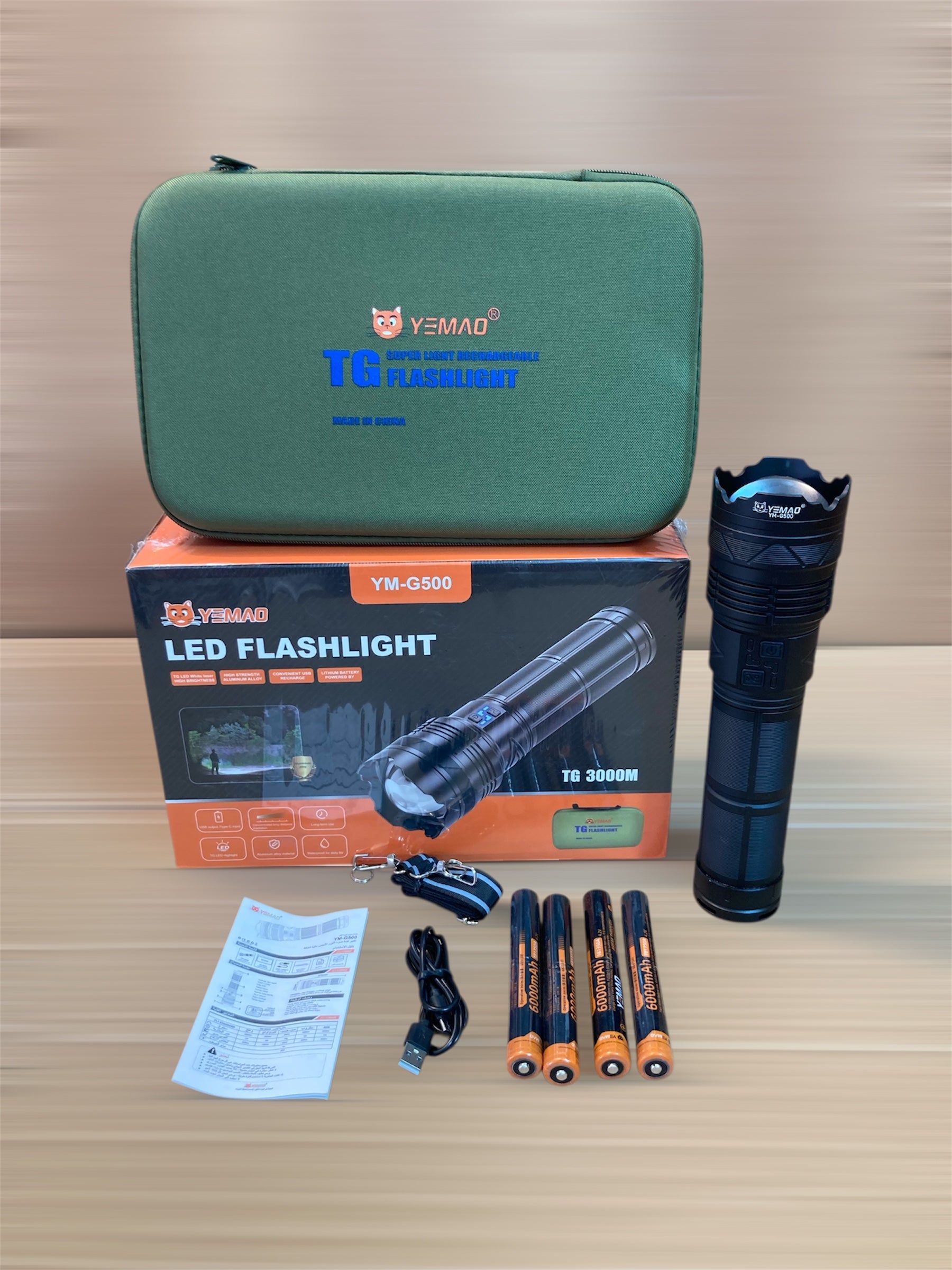 Yemao Powerful Long Range Super Led Flashlight-Torch YM-G500